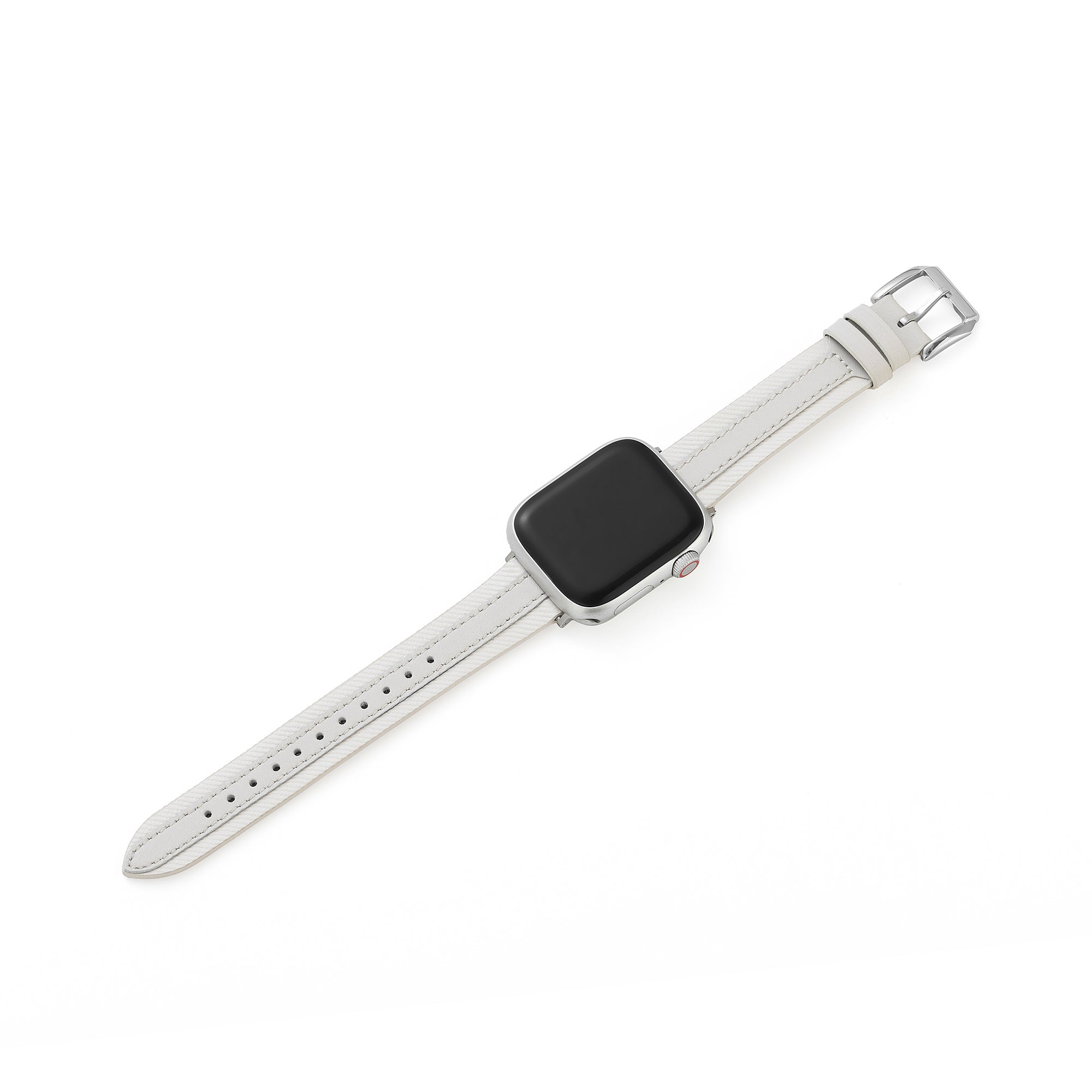 سوار ساعة Apple Watch من الجلد المخيط للنساء