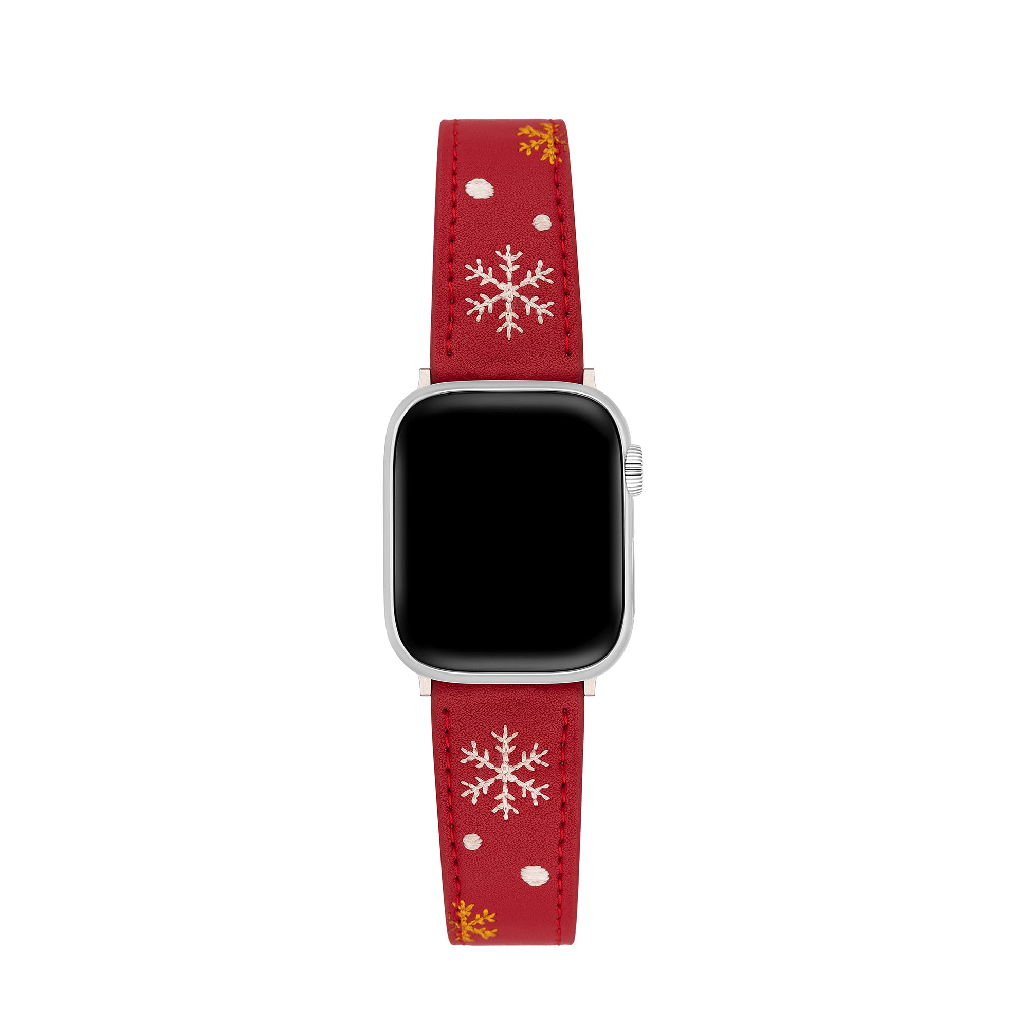 Christmas Snowflake Embroidered Watch Band for Fitbit