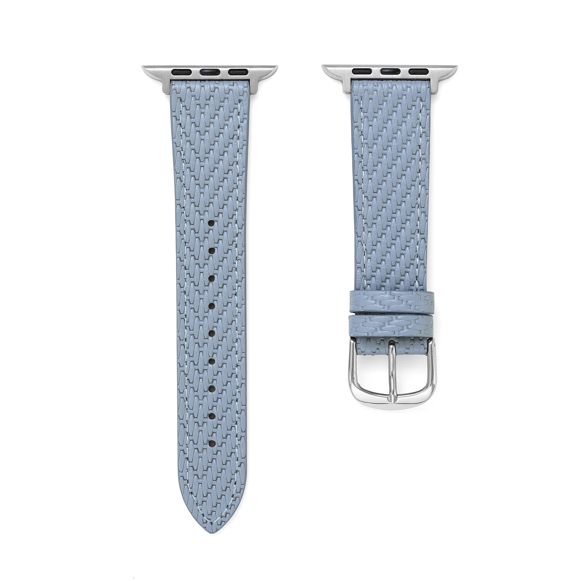Women's Textured Leather Watch Band for Apple Watch