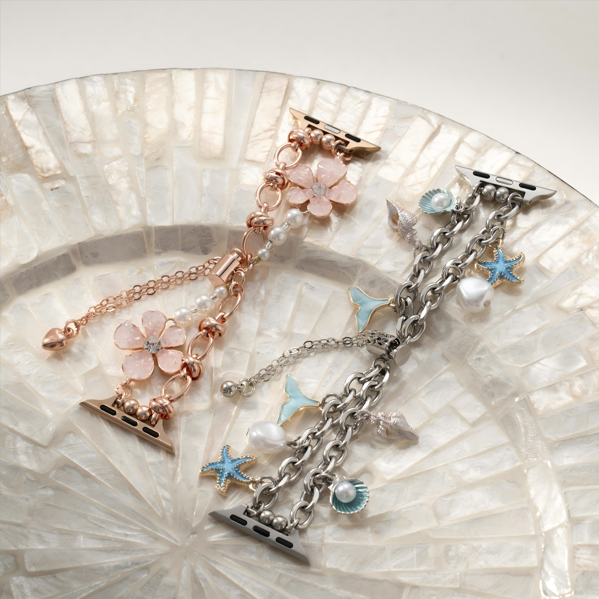 Quartz Floral Watch Band for Galaxy