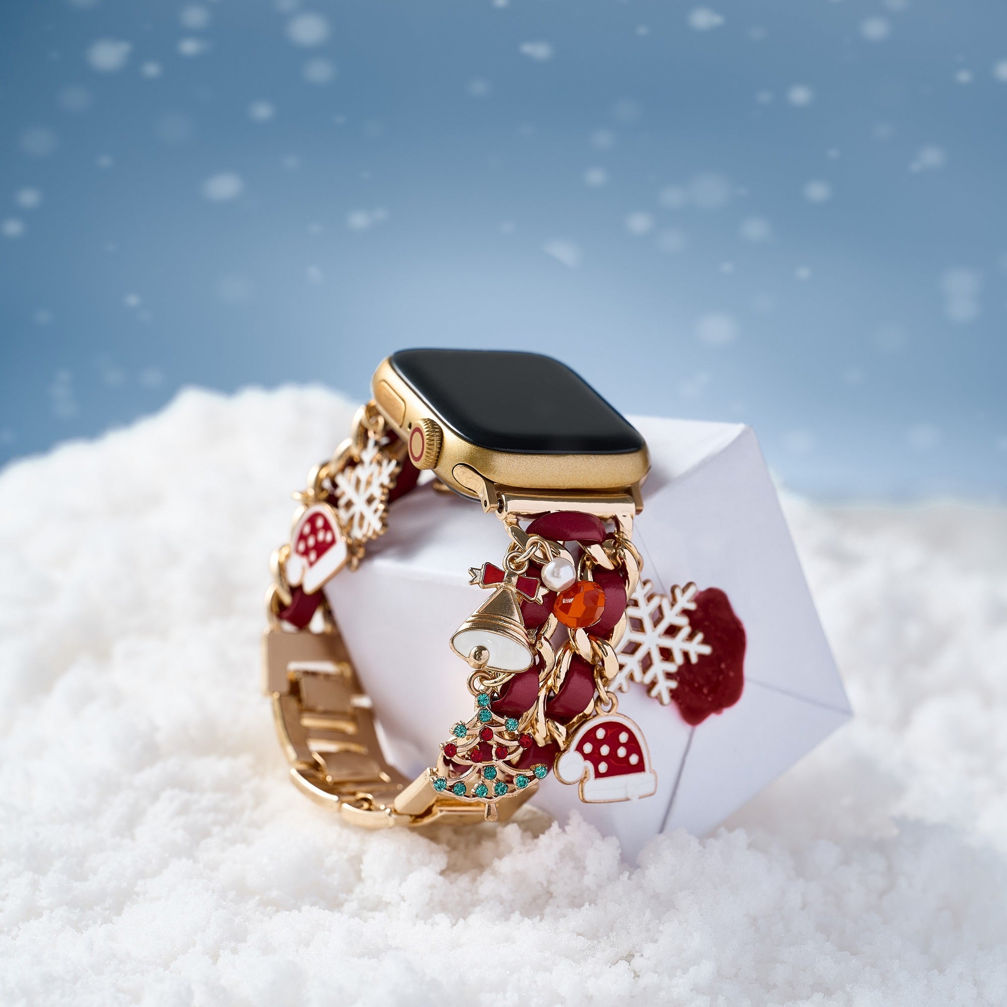 Christmas Double Twist Watch Band for Galaxy