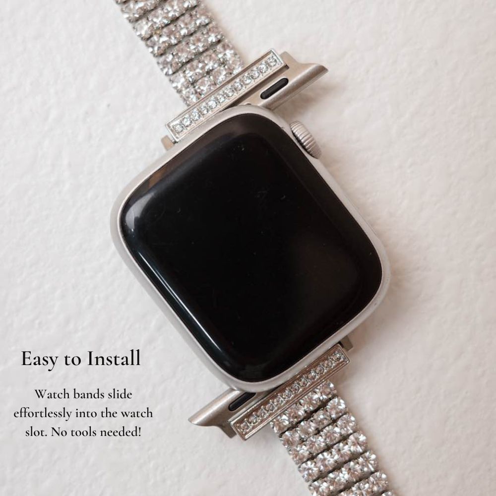Diamond Studded Watch Band for Apple Watch