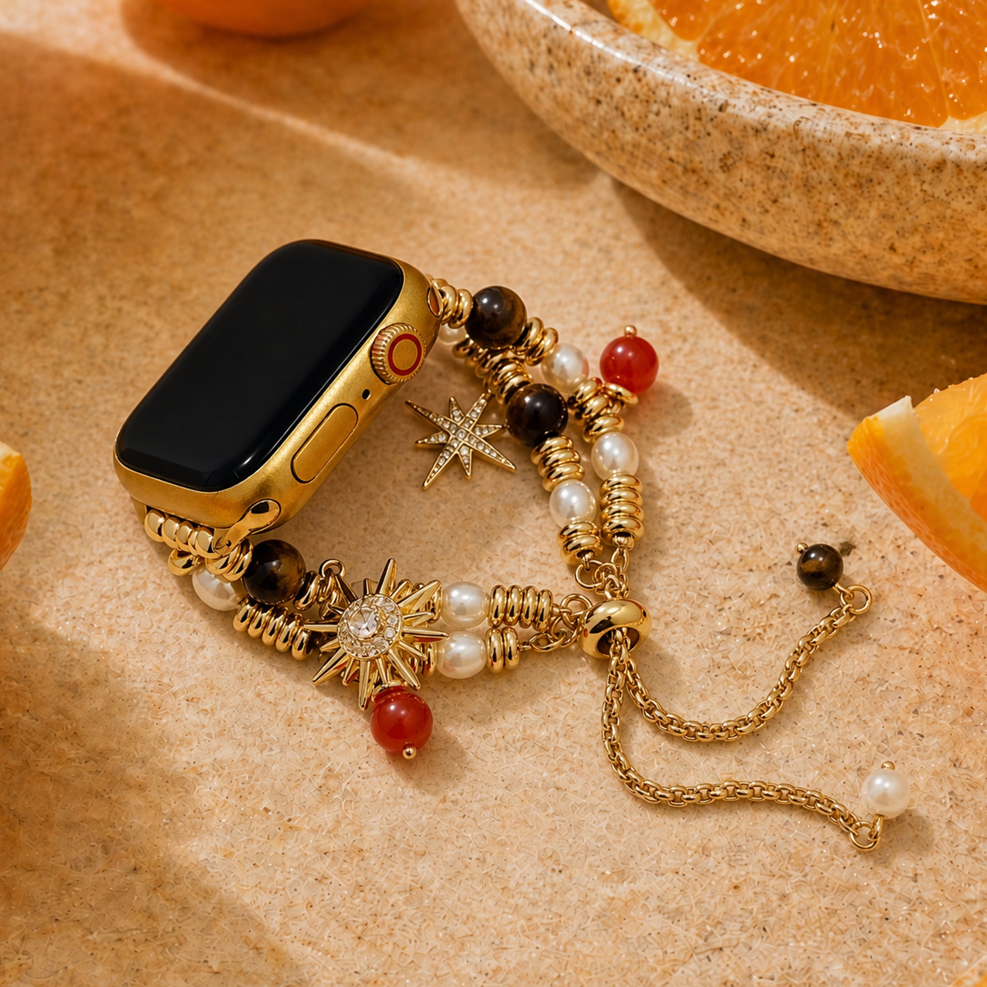 Stellar Charm Beaded Band for Apple Watch