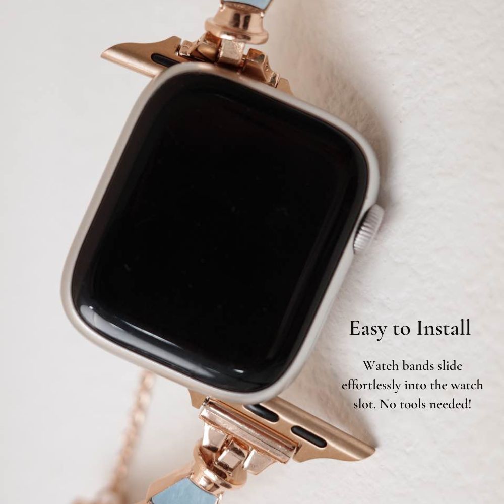 Glittery Seashell Watch Band for Galaxy