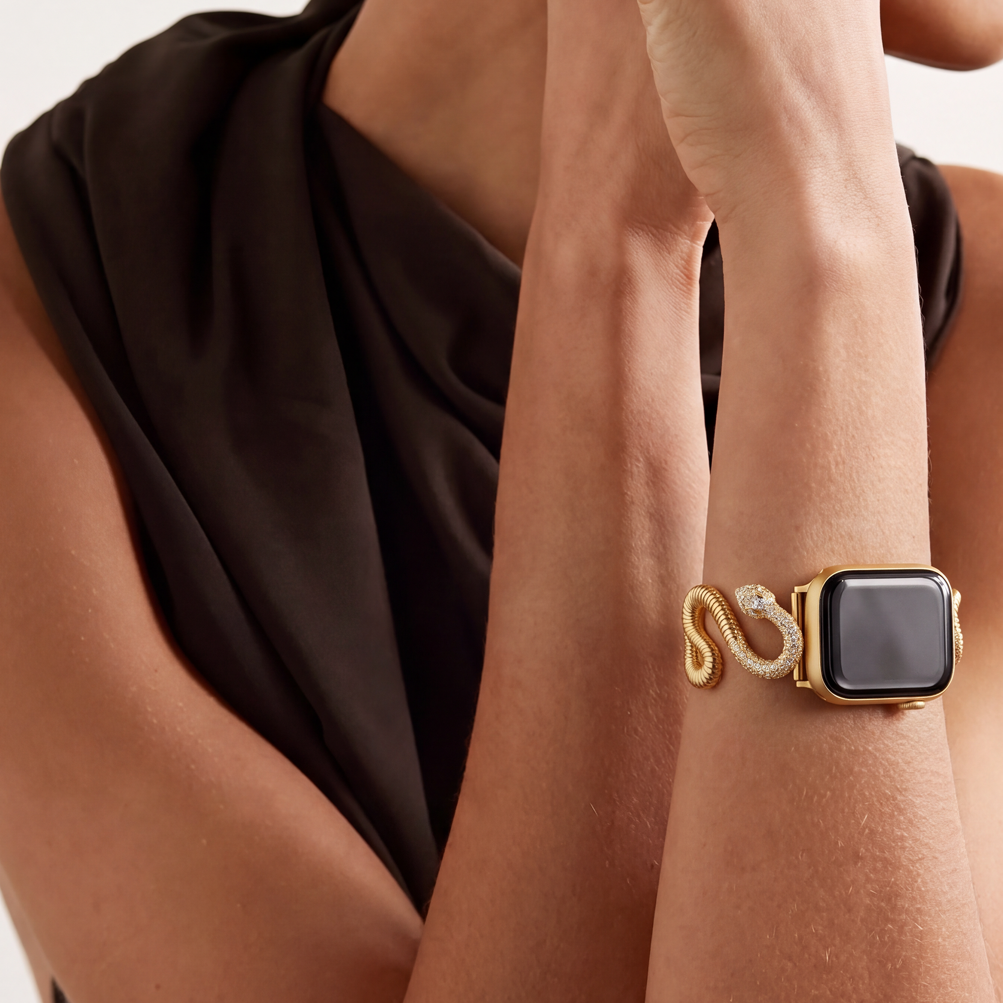 The Serpent Statement Jewelry Watch Band for Apple Watch