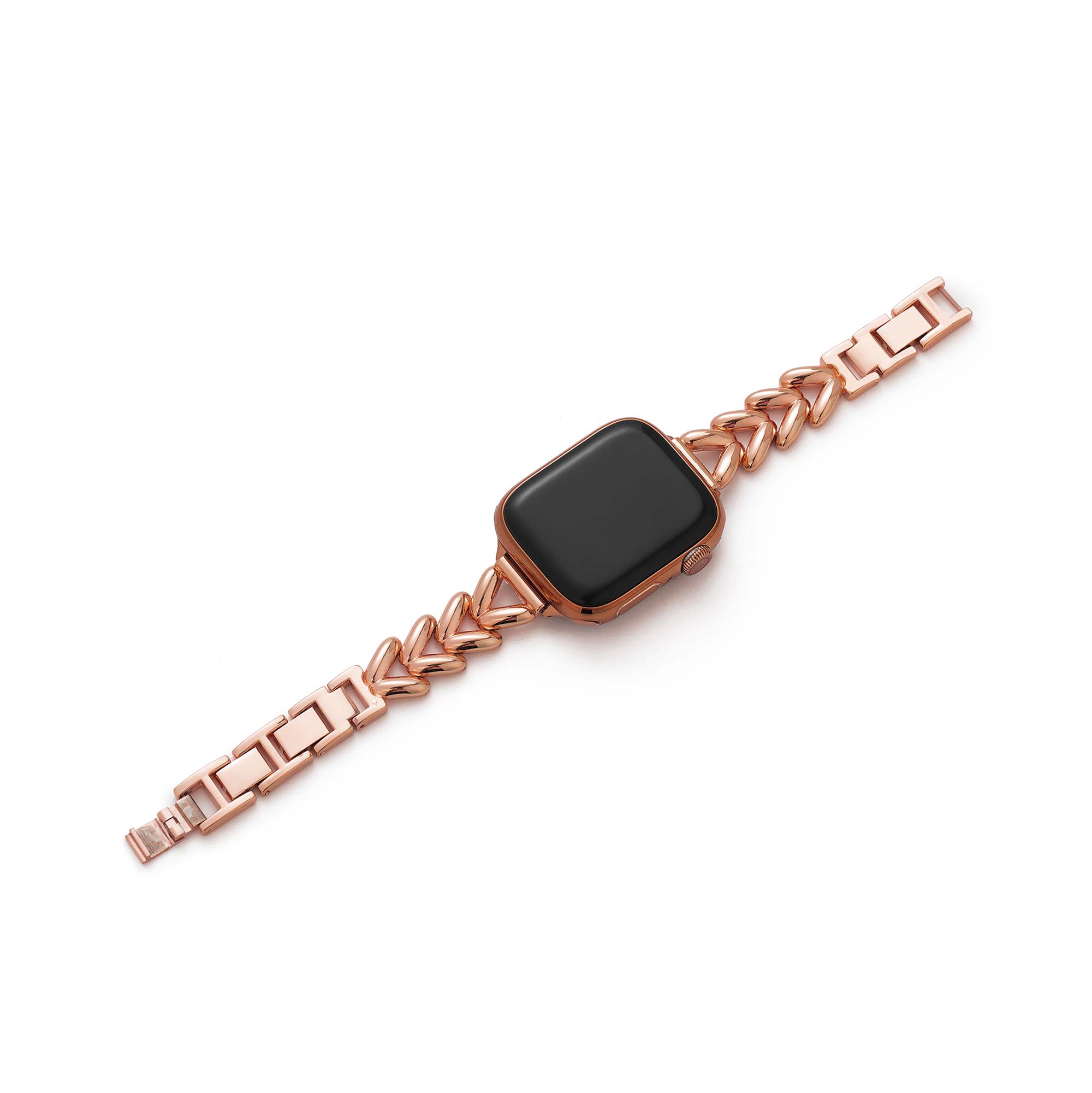 V-Shaped Metal Watch Band for Apple Watch
