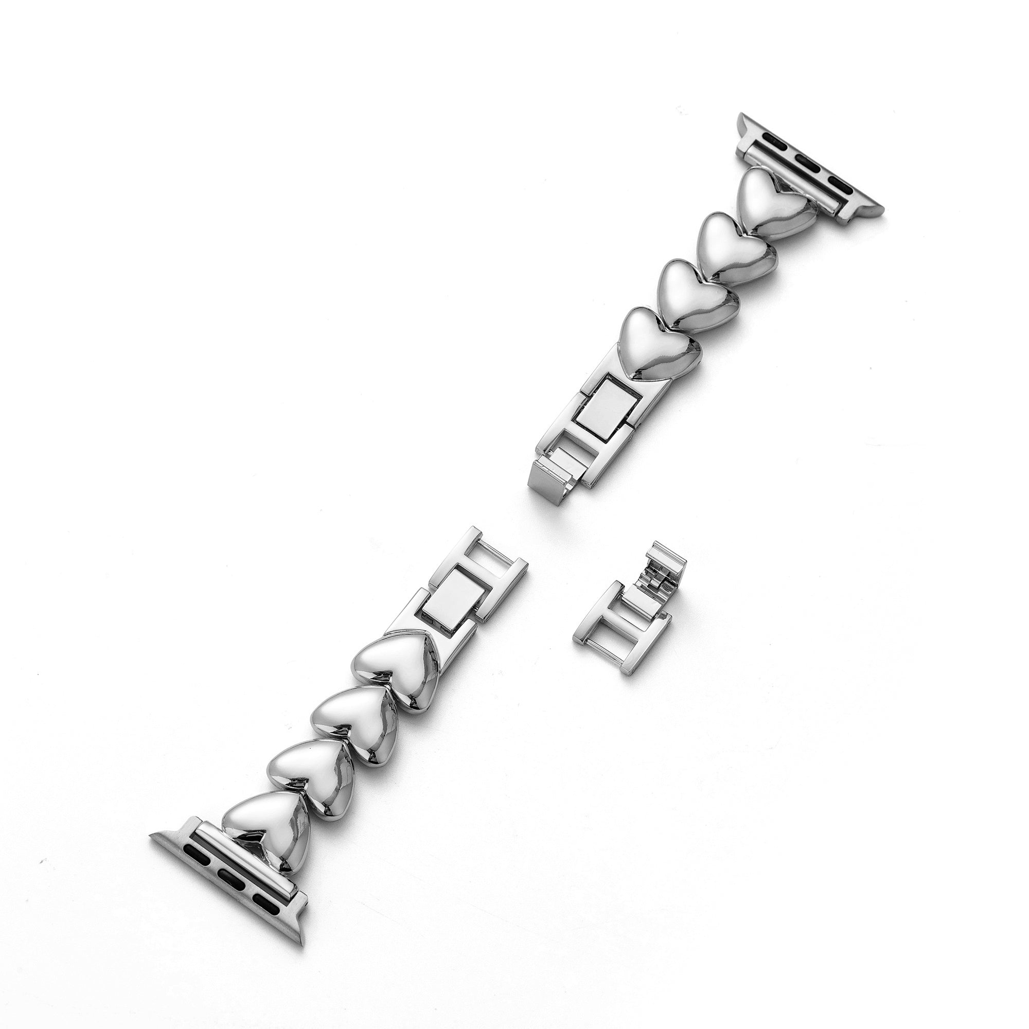 سوار ساعة Apple Watch المعدني المصقول Love