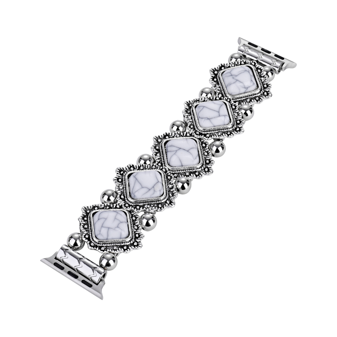 Retro Turquoise Elastic Watch Bracelet for Galaxy