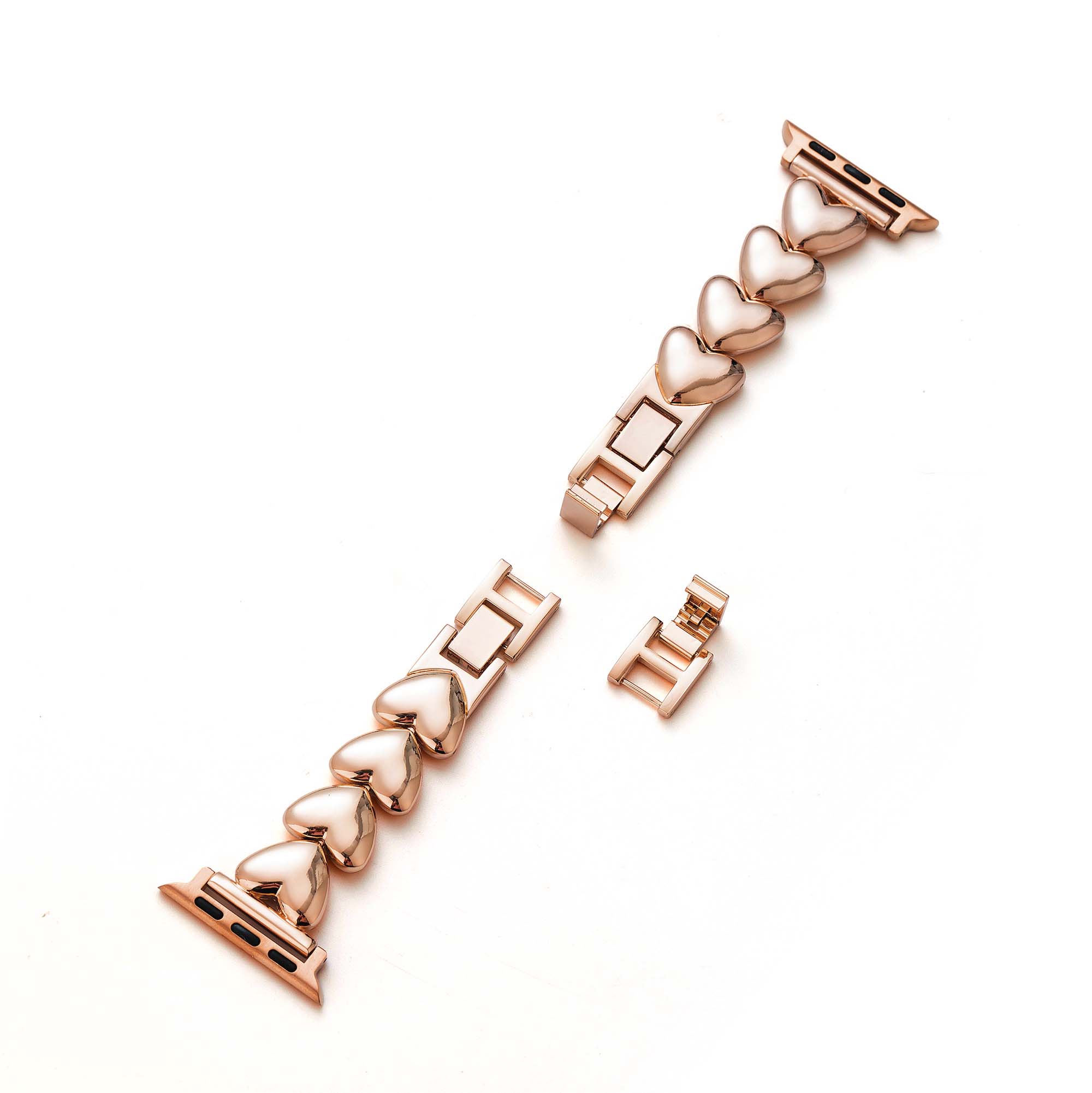 سوار ساعة Apple Watch المعدني المصقول Love