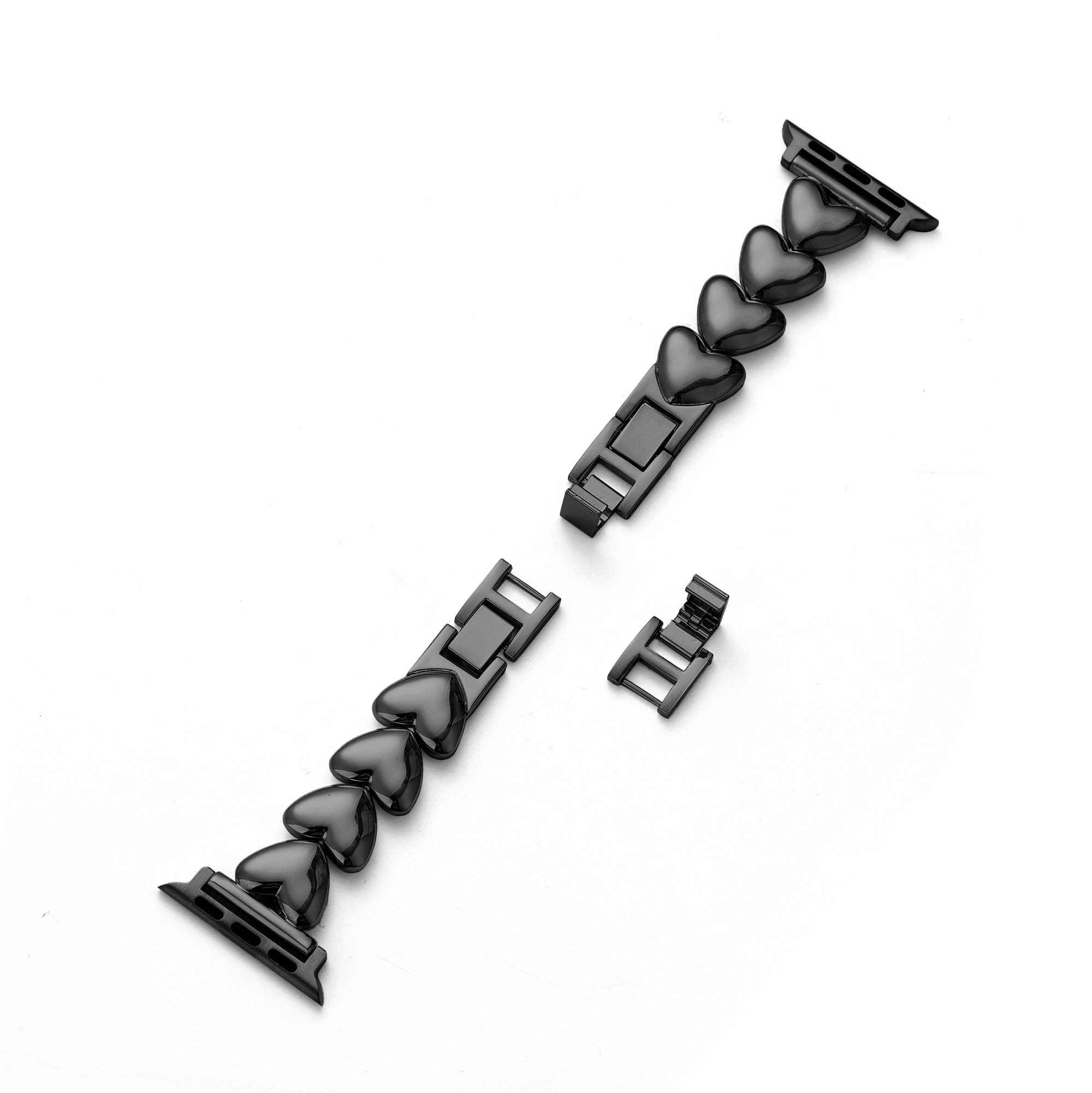 سوار ساعة Apple Watch المعدني المصقول Love