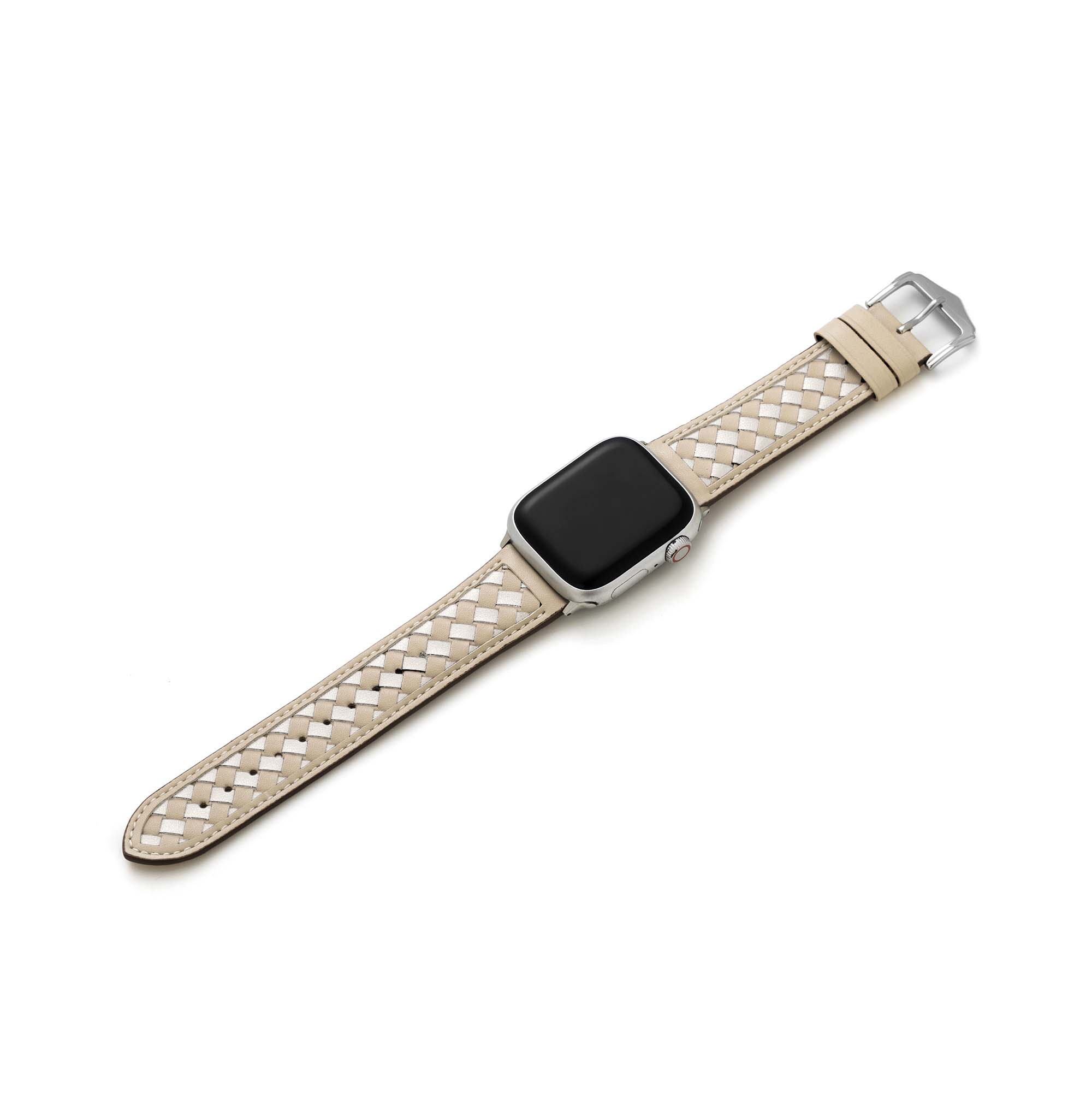 Geflochtenes Lederarmband für Apple Watch