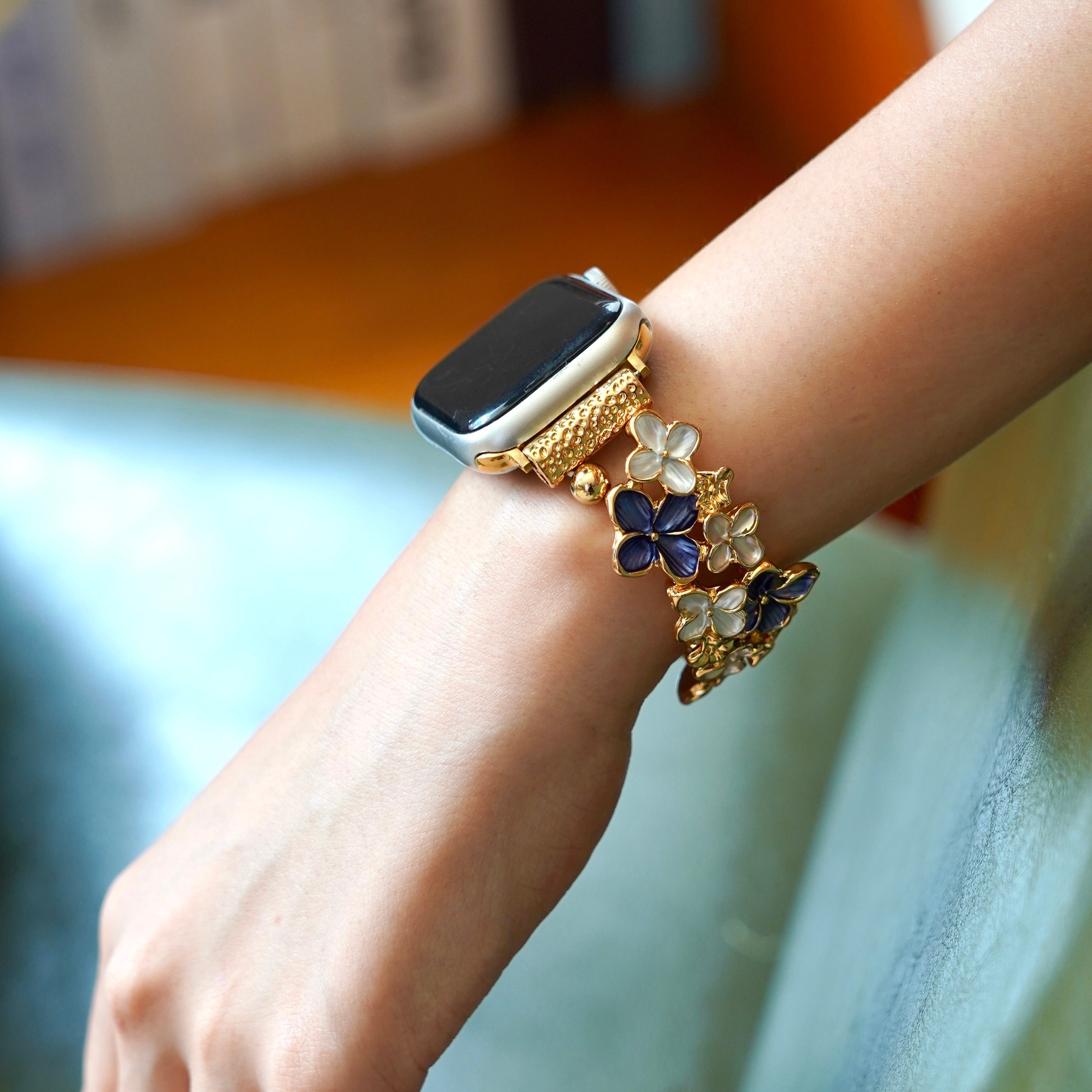 Bloom Elastic Bangle Watch Bracelet for Fitbit