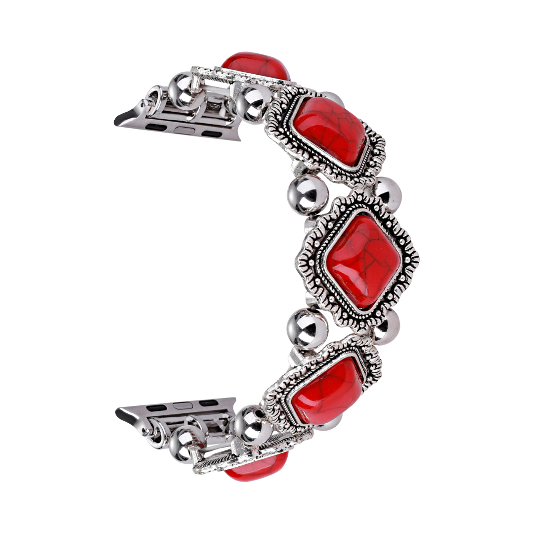 Retro Turquoise Elastic Watch Bracelet for Galaxy