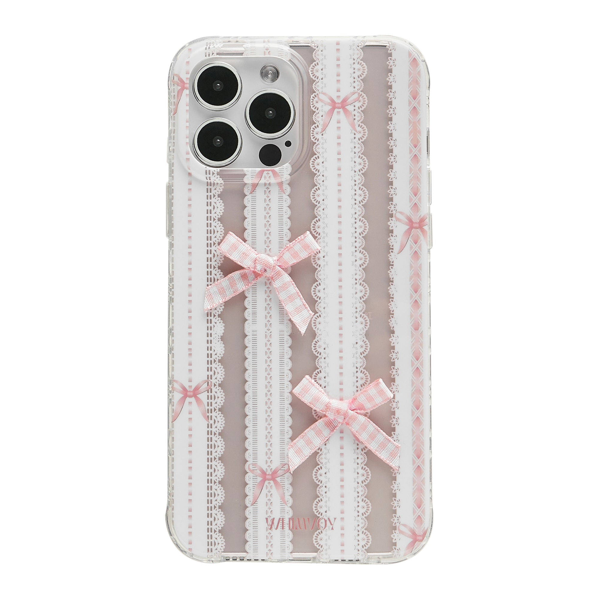 Coquette Girlie Balletcore Bowknot Phone Case Lace Printed Sweet Pink iPhone Case, iPhone 15 Pro / Pink Coquette Girlie Balletcore Bowknot Phone Case Lace Printed Sweet Pink iPhone Case, iPhone 15 Pro / Pink