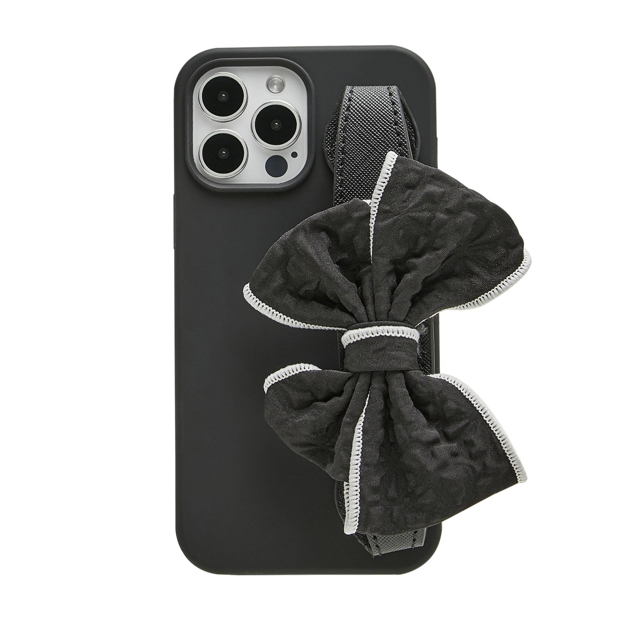 Textured Bowknot Wristlet Phone Case Textured Bowknot Wristlet Phone Case