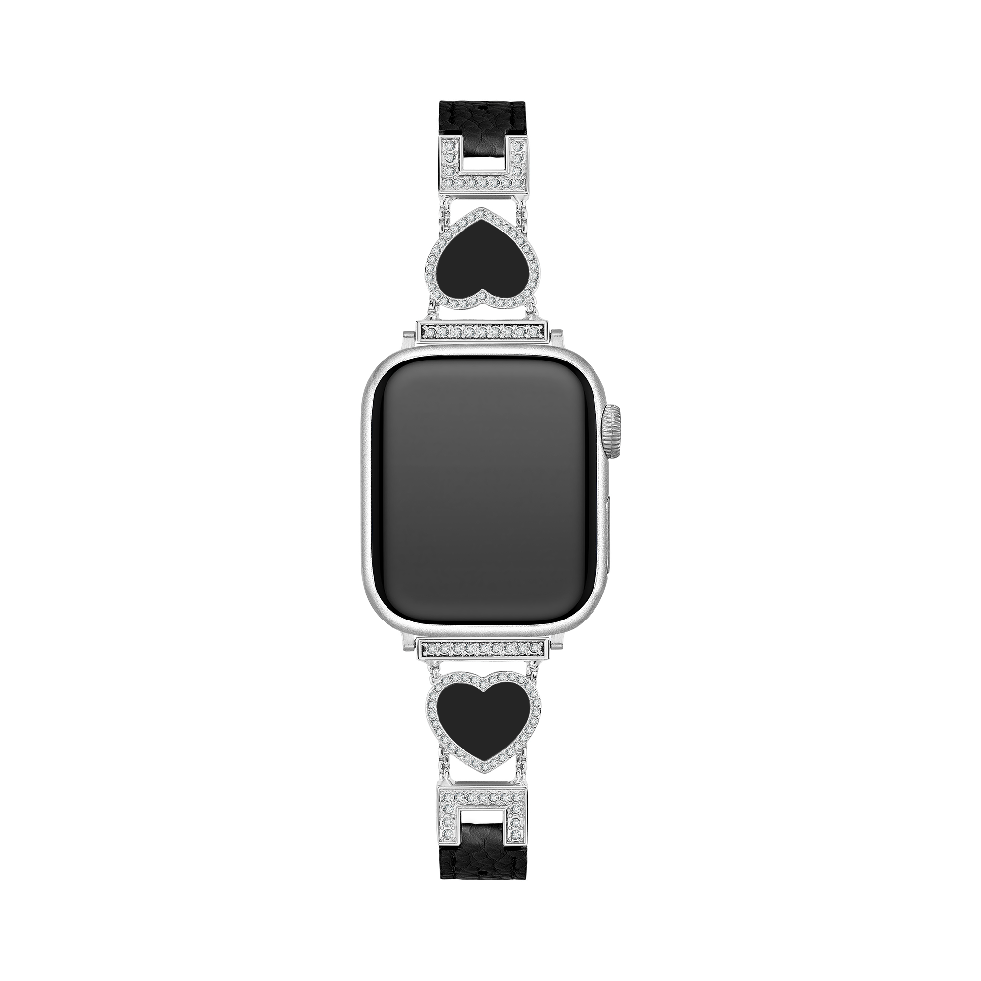 Love Funkelndes Lederarmband für Garmin