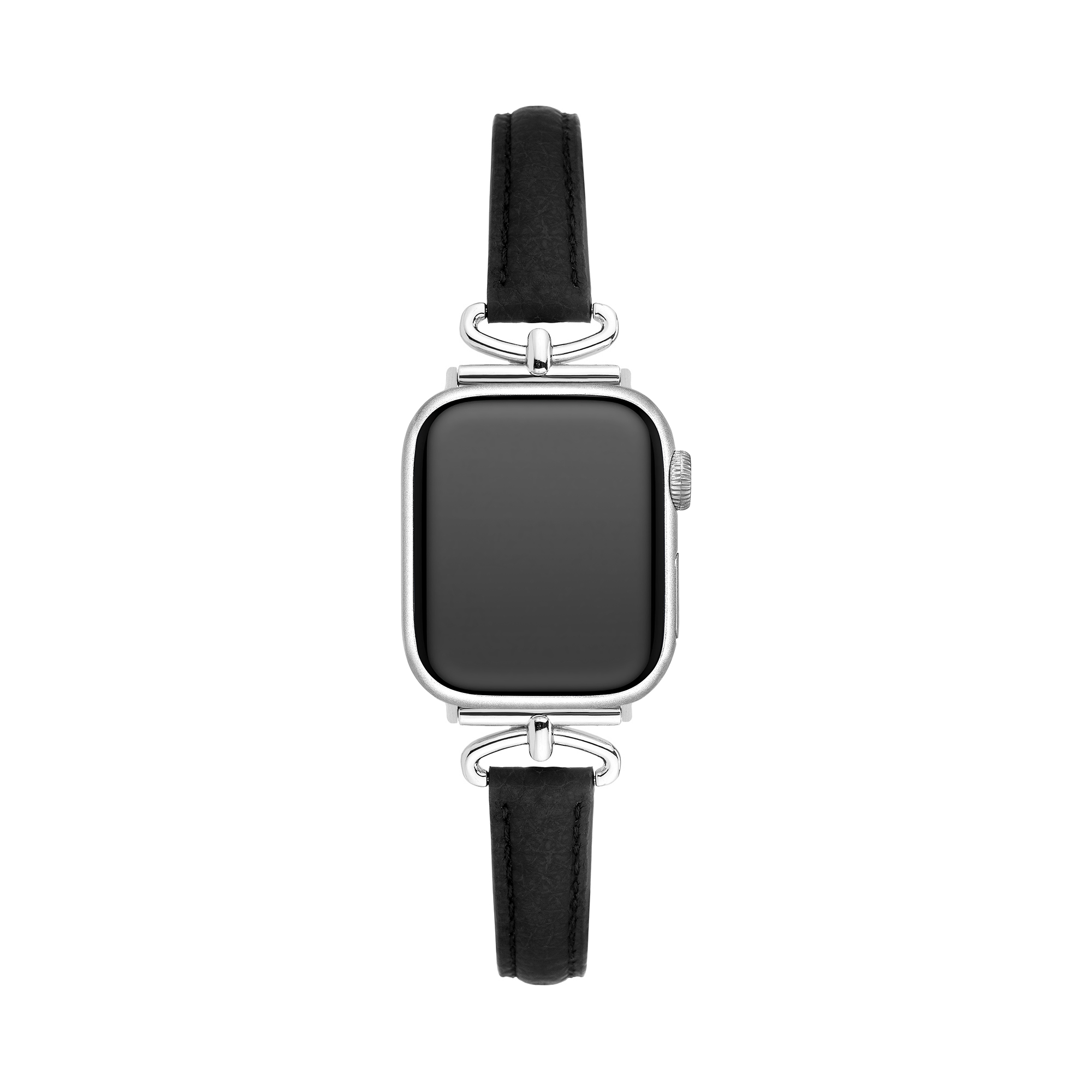 Apple Watch用メタルアクセントレザーウォッチバンド