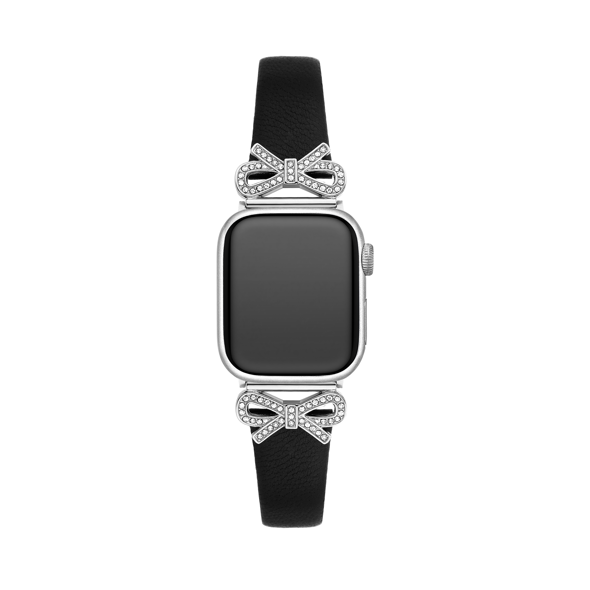 Crystal Bowknot Leather Watch Band for Apple Watch