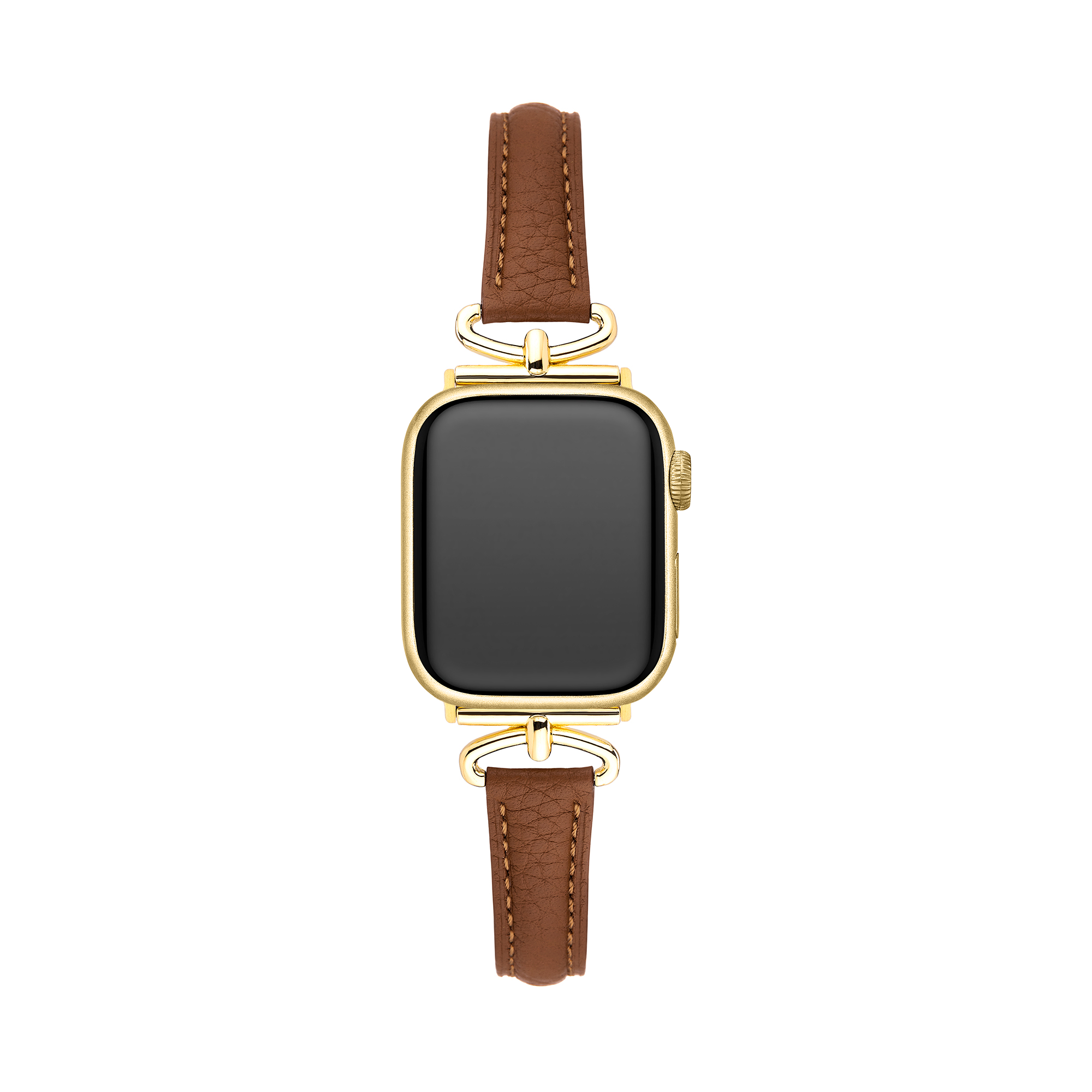 Apple Watch用メタルアクセントレザーウォッチバンド