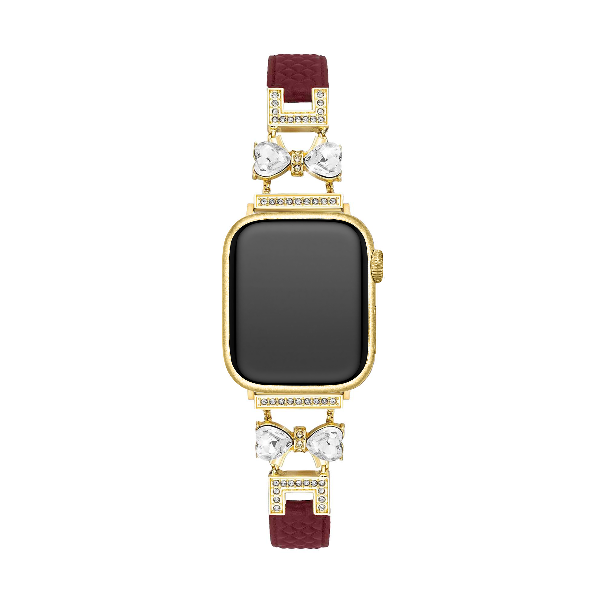 Apple Watch用蝶結びレザーウォッチバンド