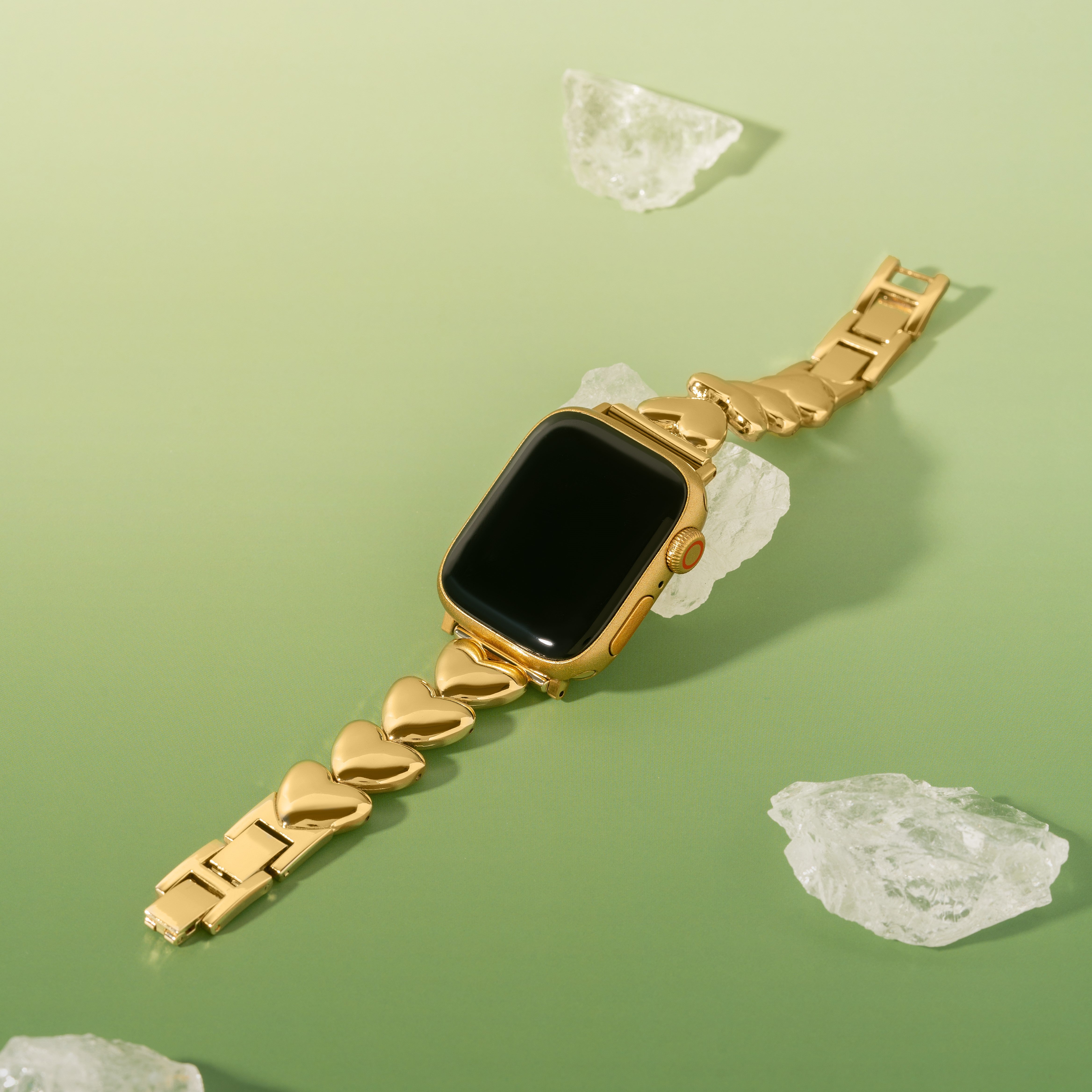 سوار ساعة Apple Watch المعدني المصقول Love