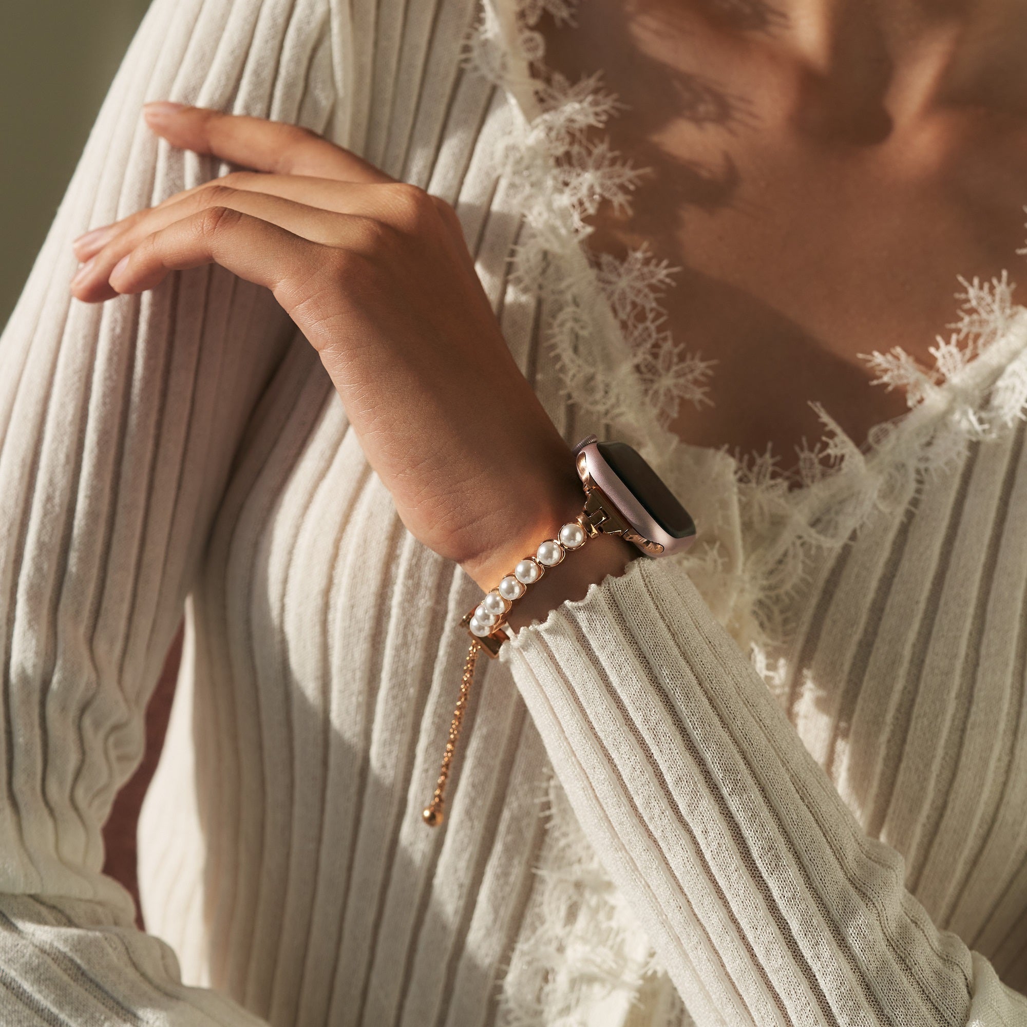 Pearly Copper Watch Band