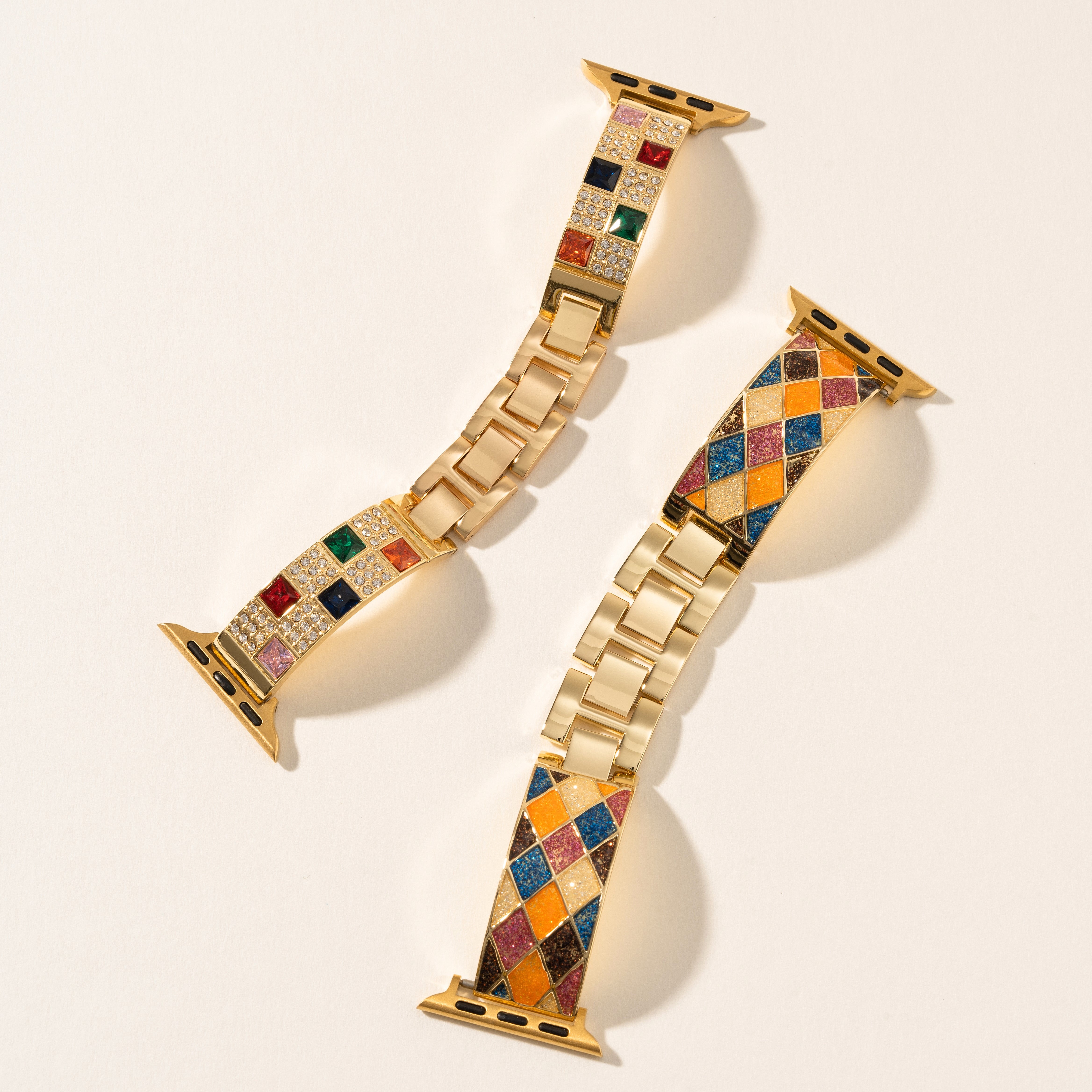 Exotic Diamond Lattice Watch Band