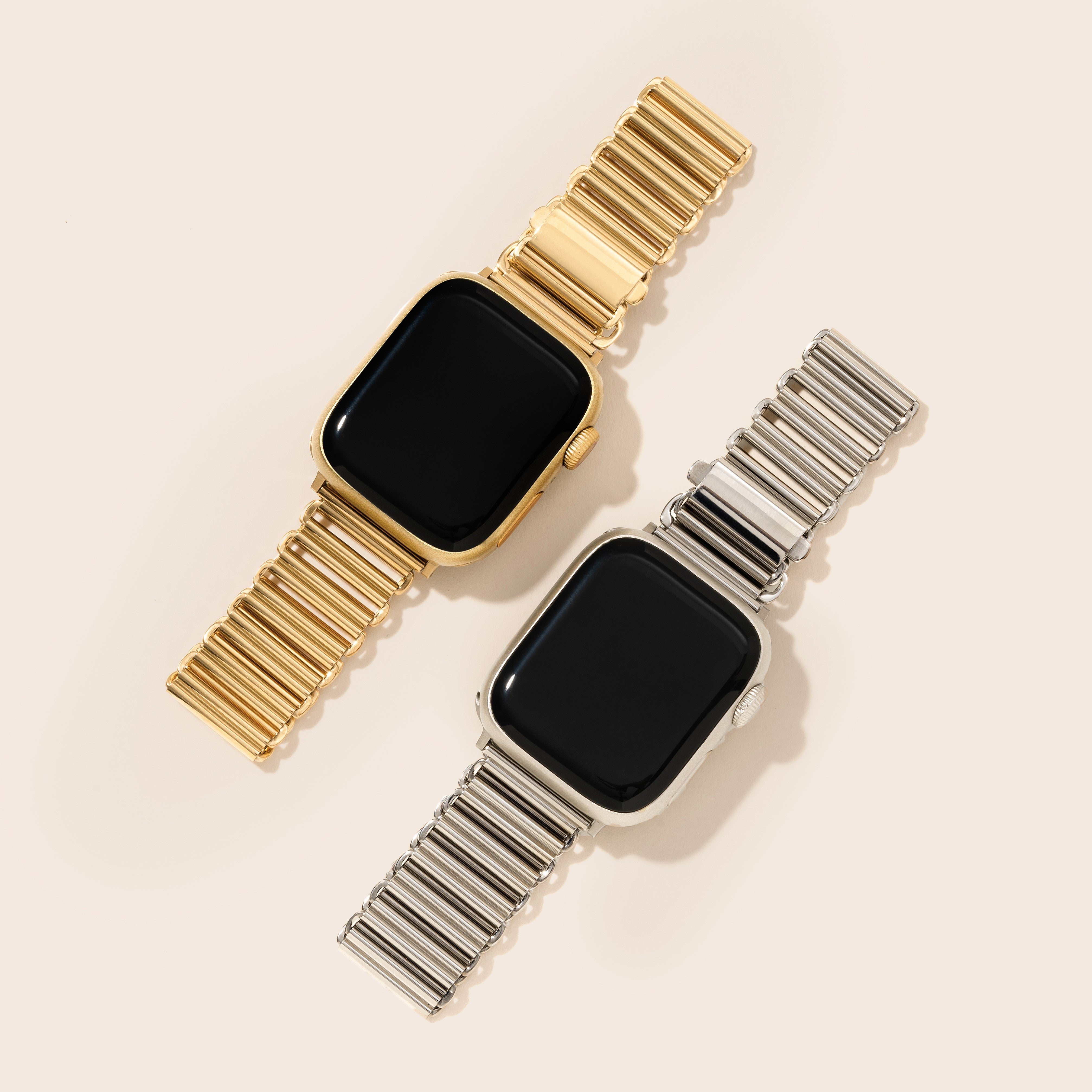 سوار ساعة من الفولاذ المقاوم للصدأ لساعة Apple Watch