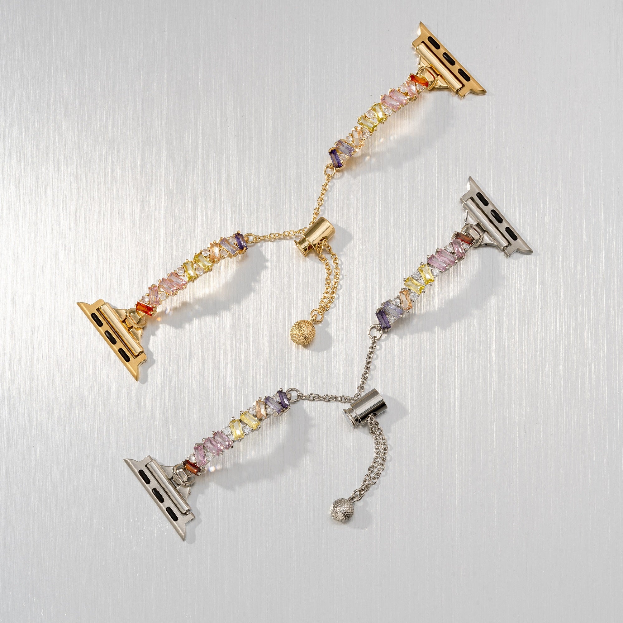 سوار ساعة نحاسي من Gemstone Radiance لـ Garmin