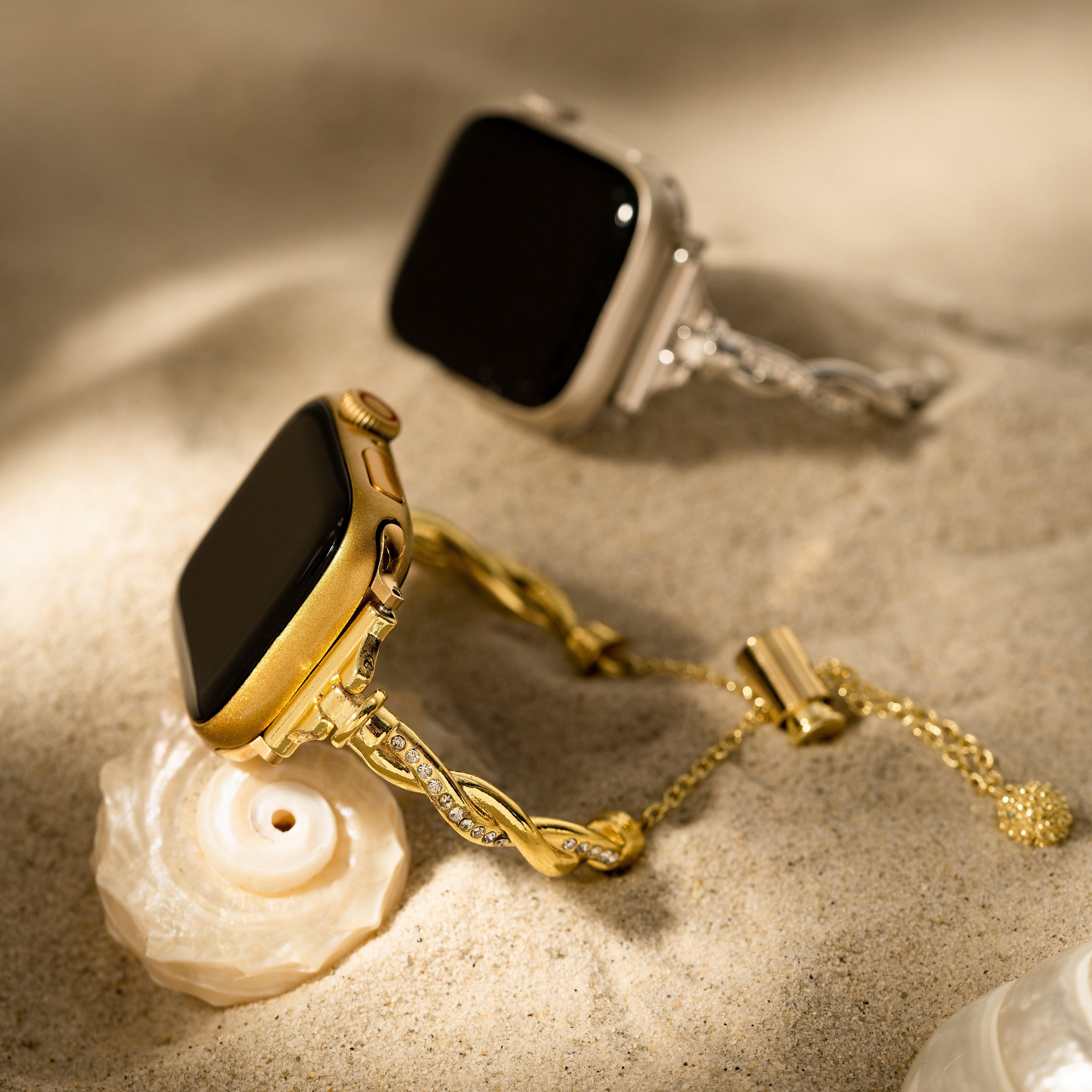 Slim Twist Metal Watch Band for Apple Watch