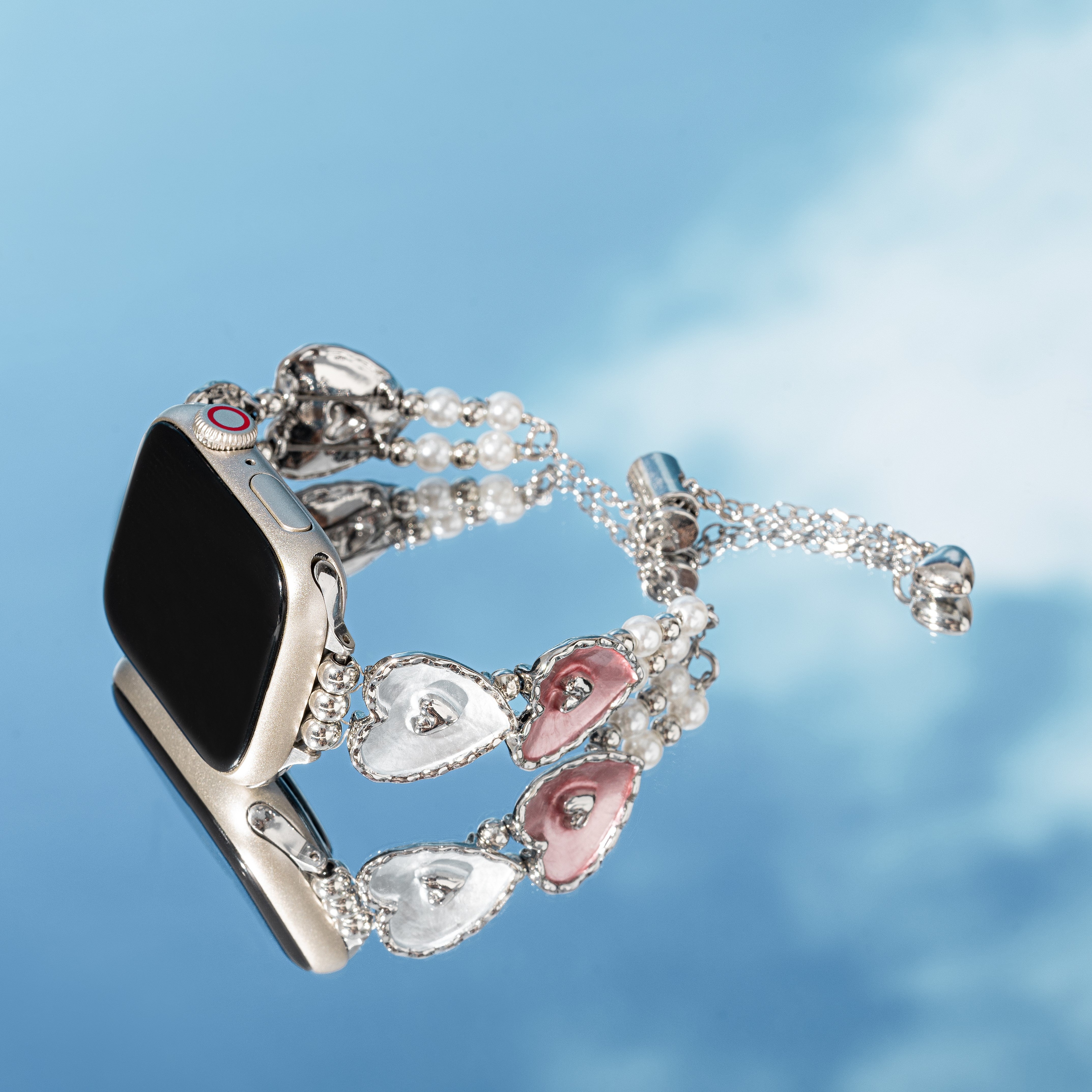 ラブスプレッドパールジュエリーウォッチバンド