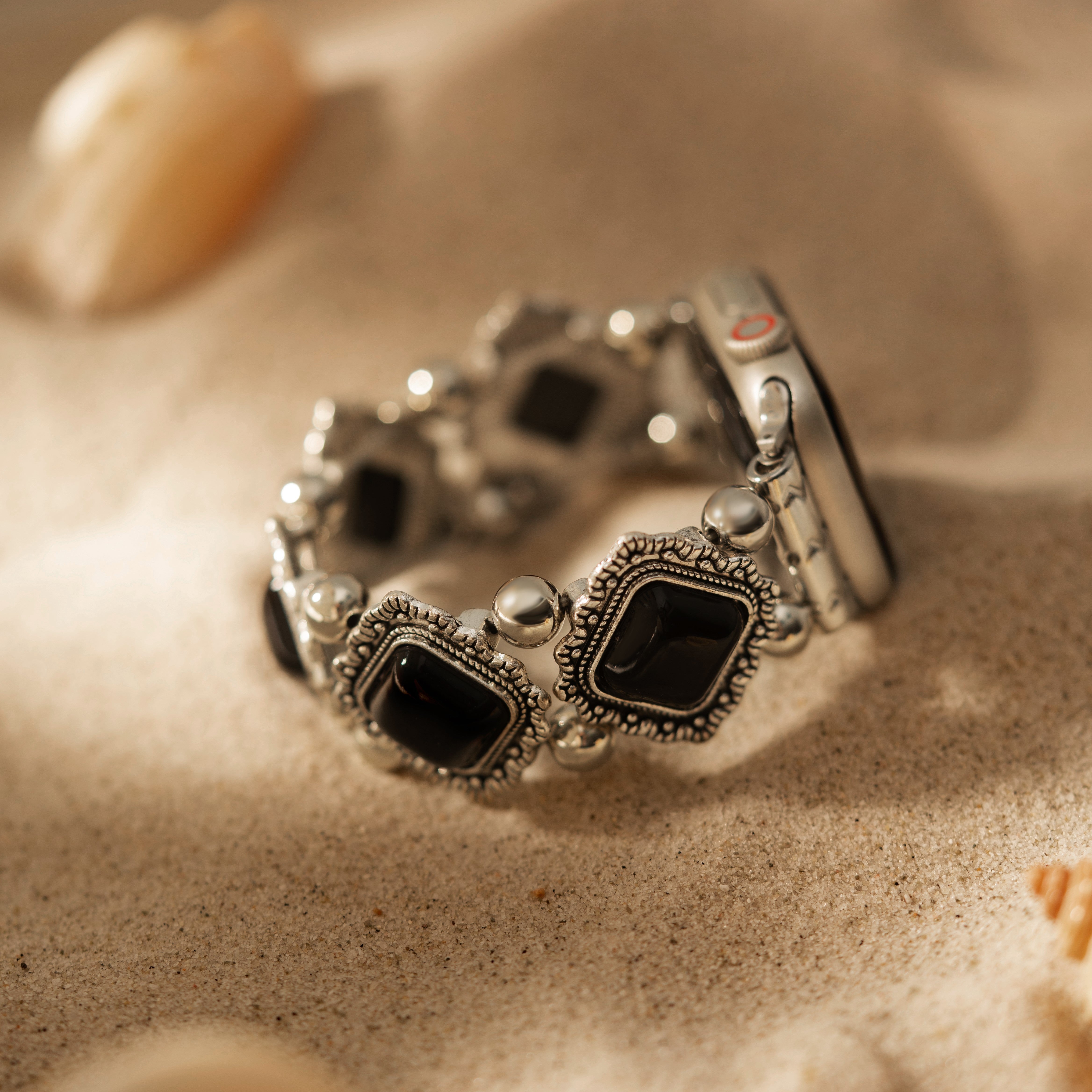 Retro Turquoise Elastic Watch Bracelet for Apple Watch