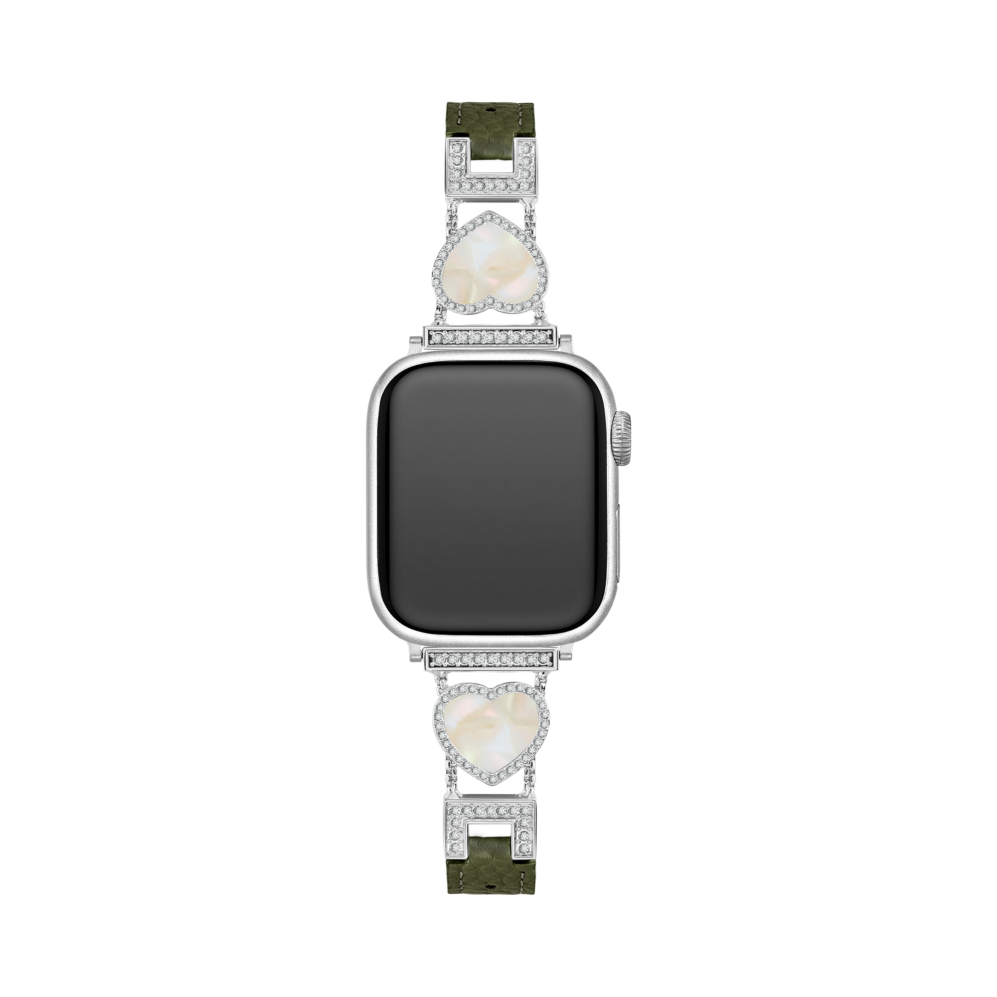 Love Funkelndes Lederarmband für Garmin