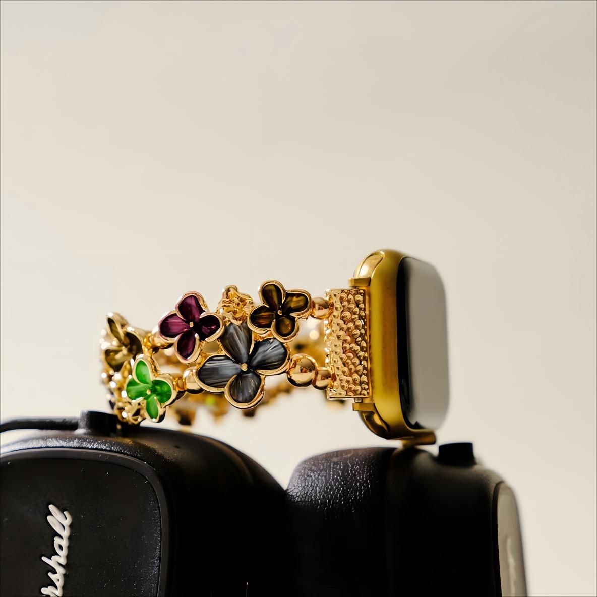 Bloom Elastic Bangle Watch Bracelet for Fitbit