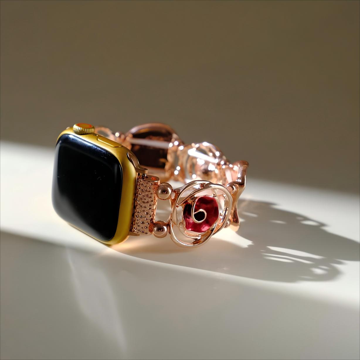 Rose Bangle Elastic Watch Bracelet for Galaxy