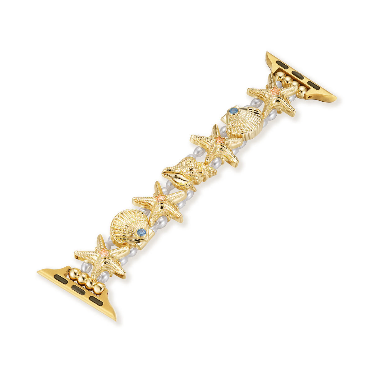 Seashell Pearl Elastic Watch Bracelet for Google