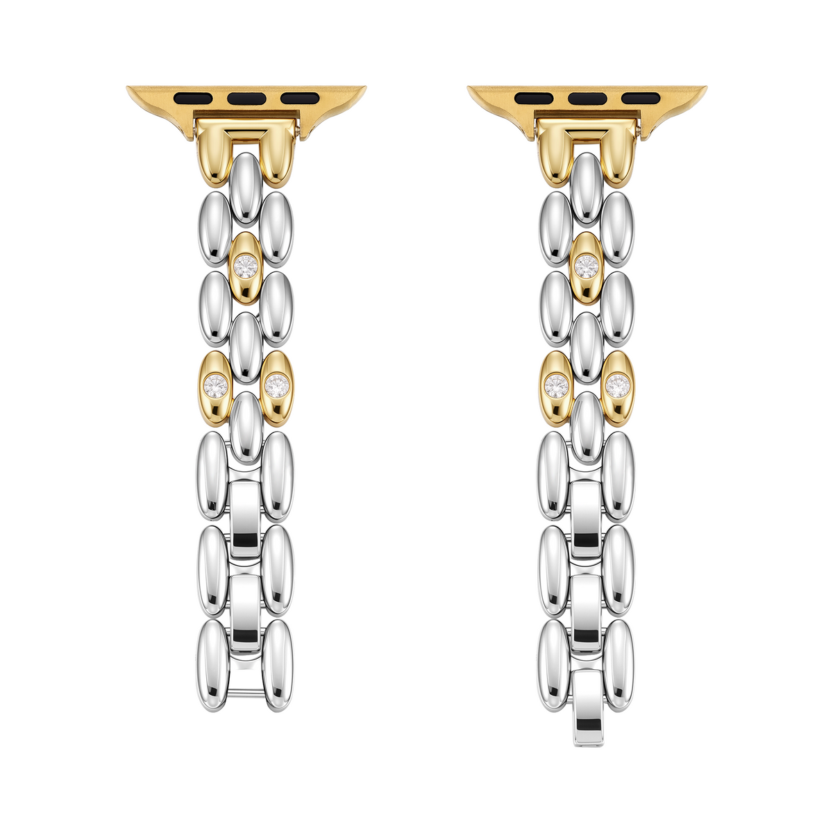 Two-Tone Jewelry Watch Band for Galaxy