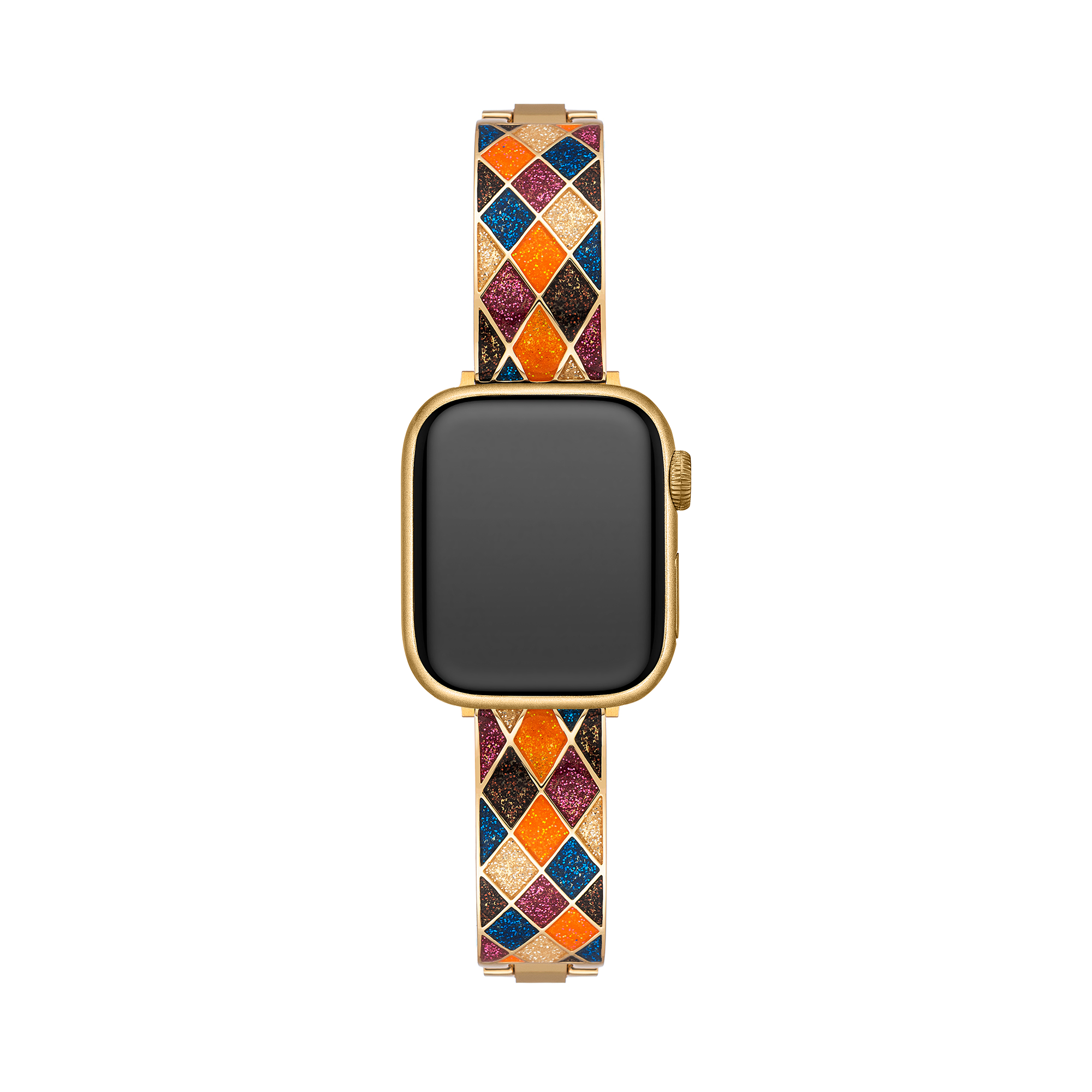 Exotic Diamond Lattice Watch Band