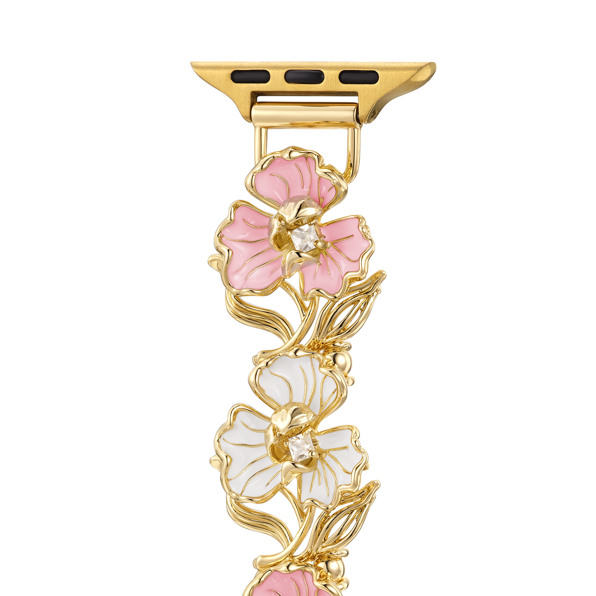Enamel Iris Elastic Metal Watch Band for Galaxy
