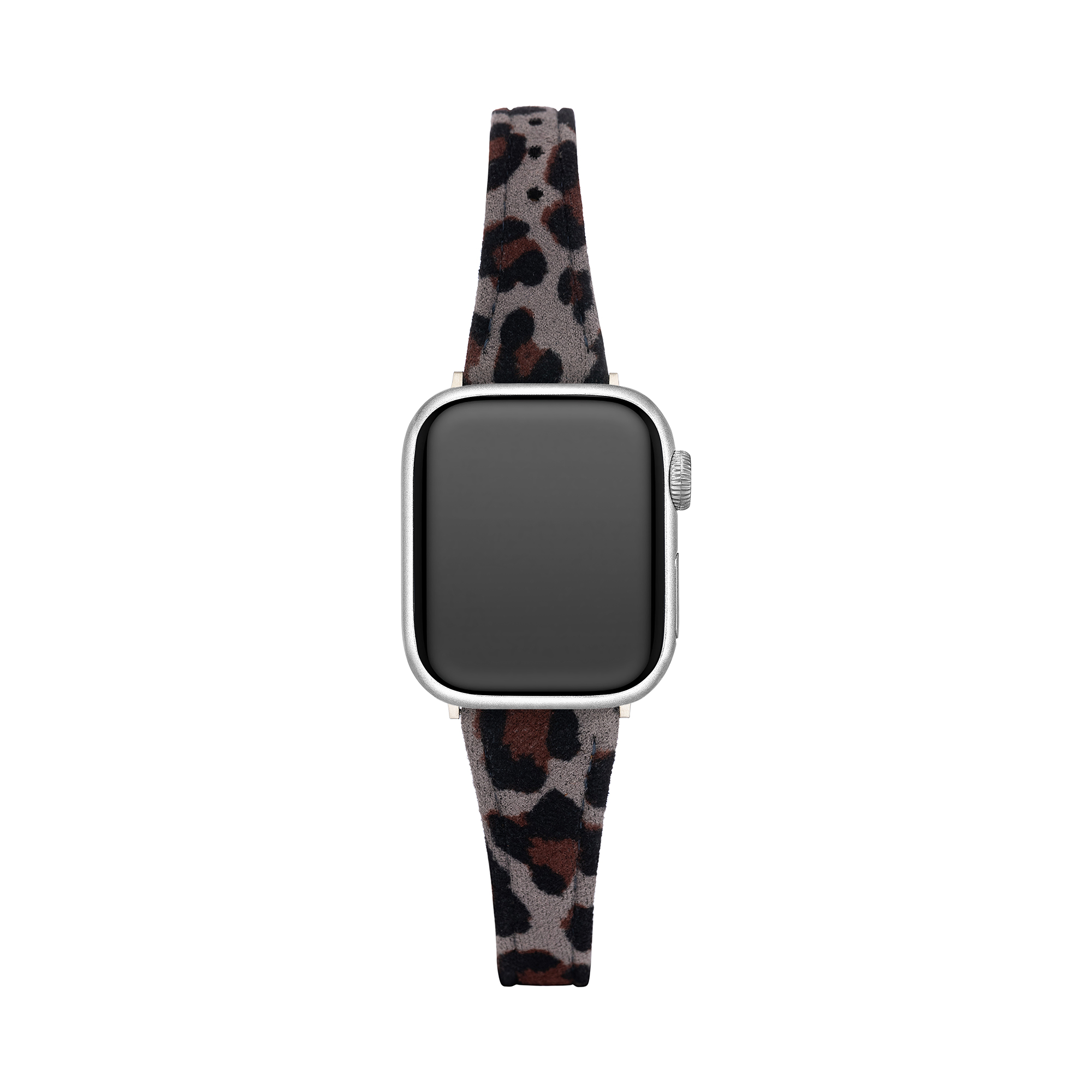 Leoparden Wildleder Armband für die Apple Watch