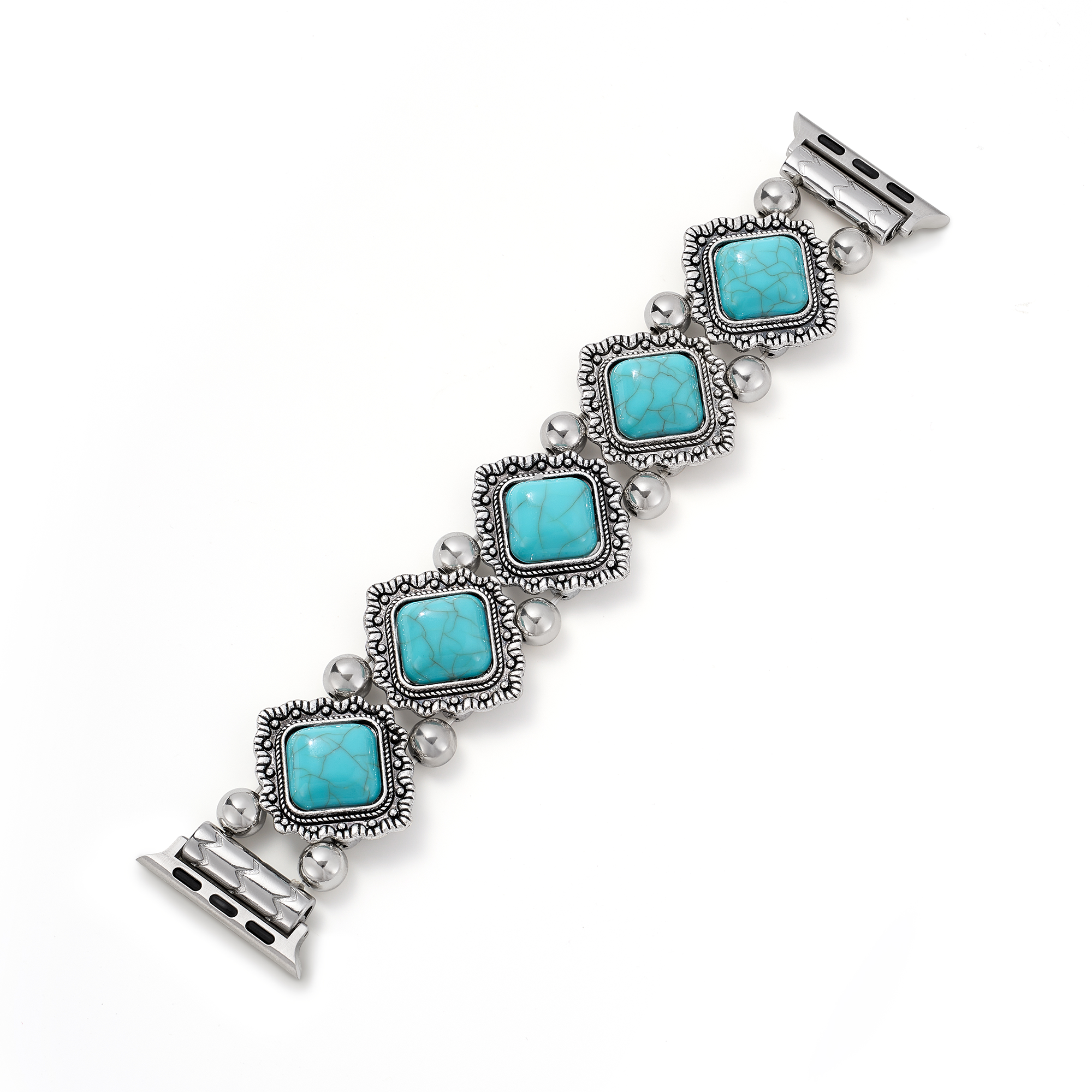 Retro Turquoise Elastic Watch Bracelet for Apple Watch