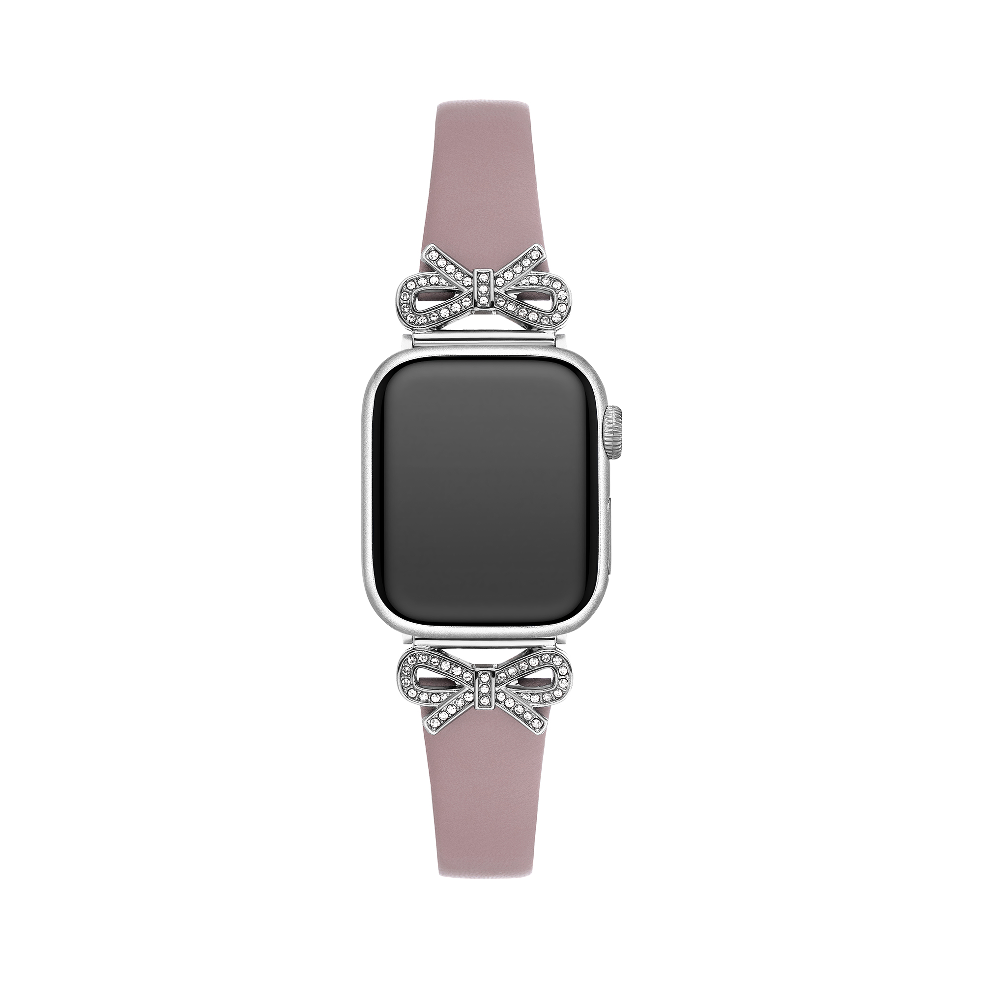 Crystal Bowknot Leather Watch Band for Apple Watch