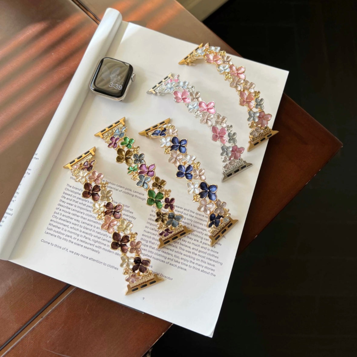 Bloom Elastic Bangle Watch Bracelet for Fitbit