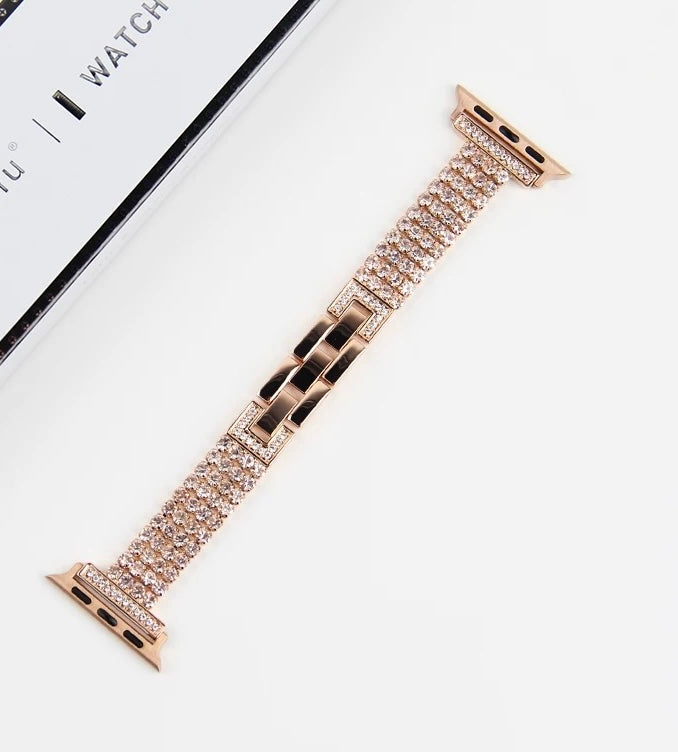 سوار ساعة مرصع بالماس