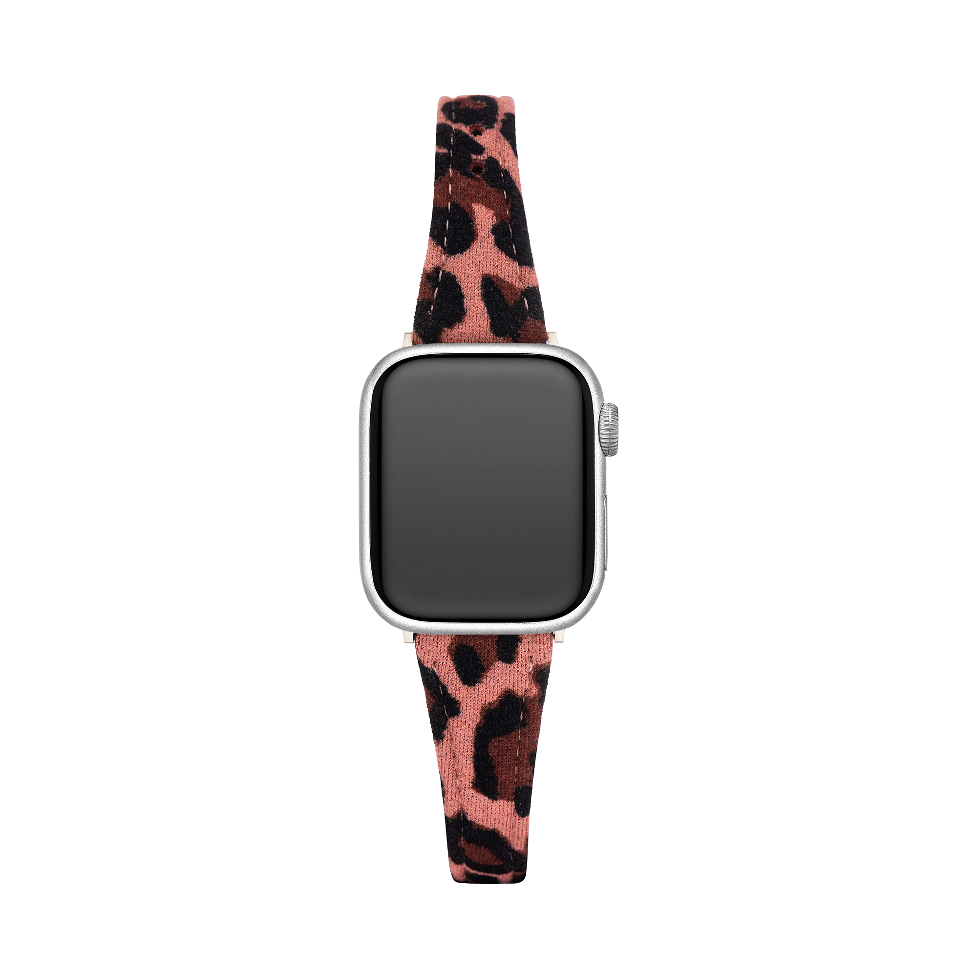 Leoparden Wildleder Armband für die Apple Watch