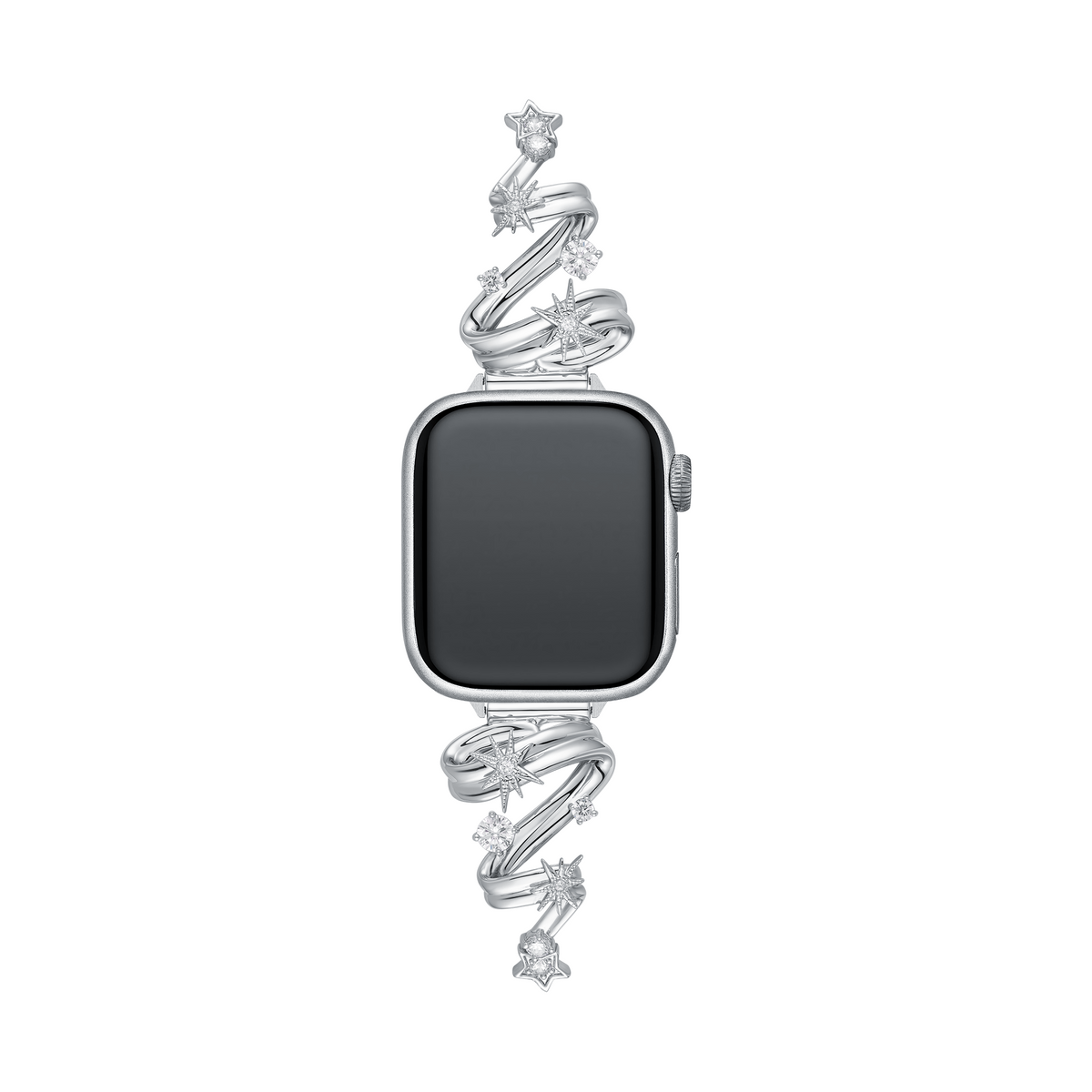 Twinkling Christmas Tree Metal Watch Band for Fitbit