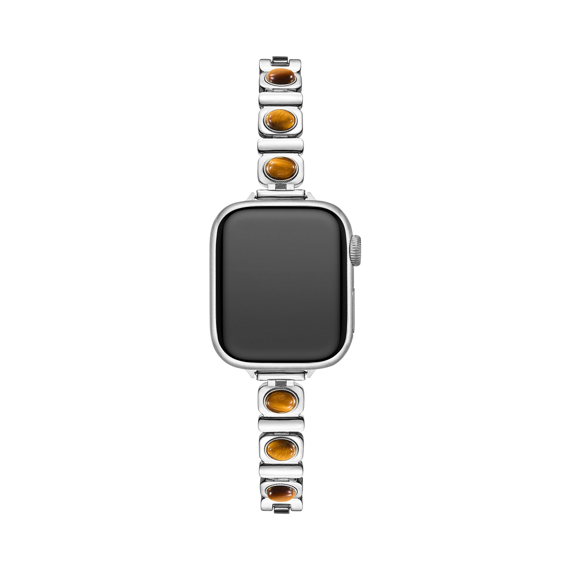 タイガーアイストーン入り銅製Apple Watch用バンド