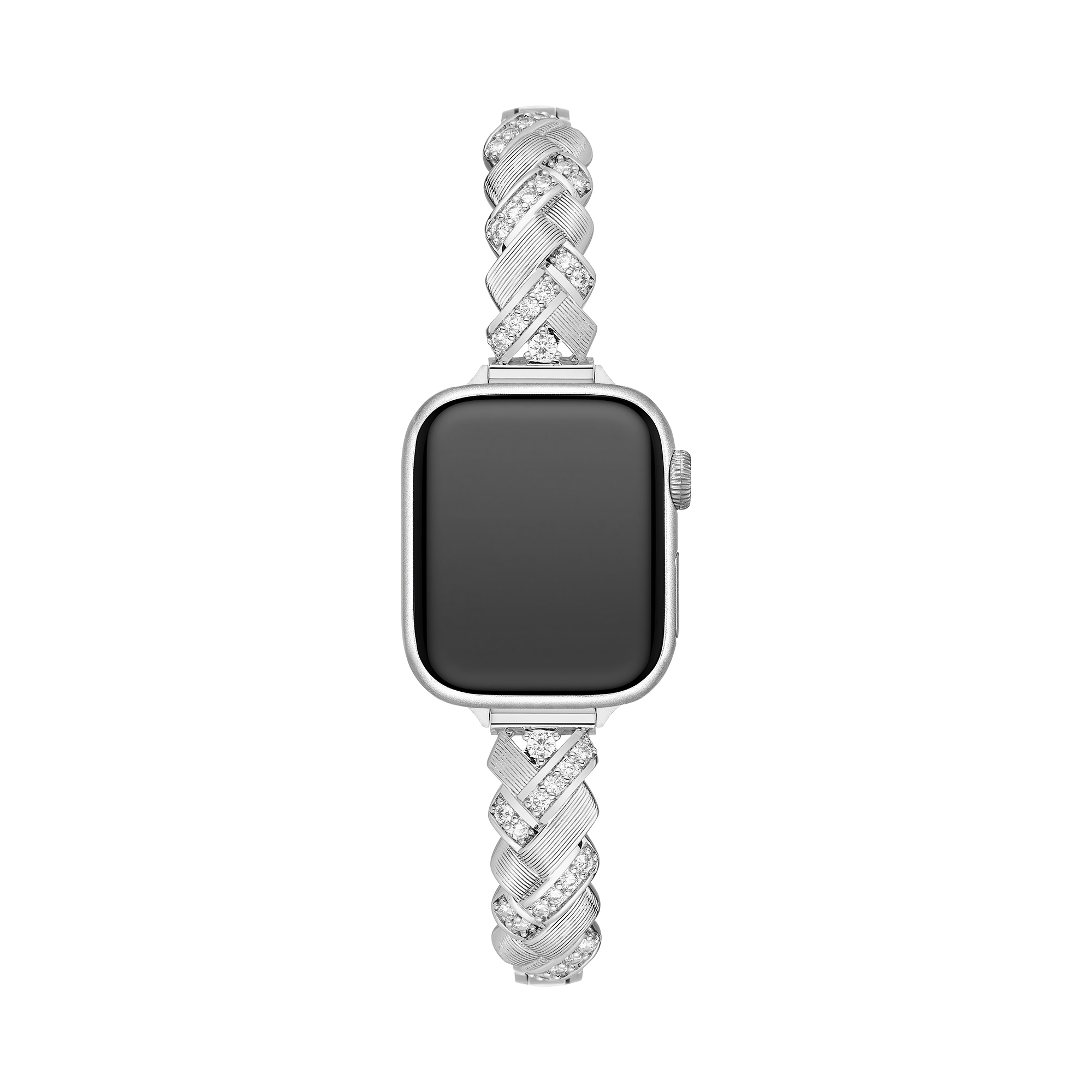 Sparkling Braided Metal Watch Band for Apple Watch