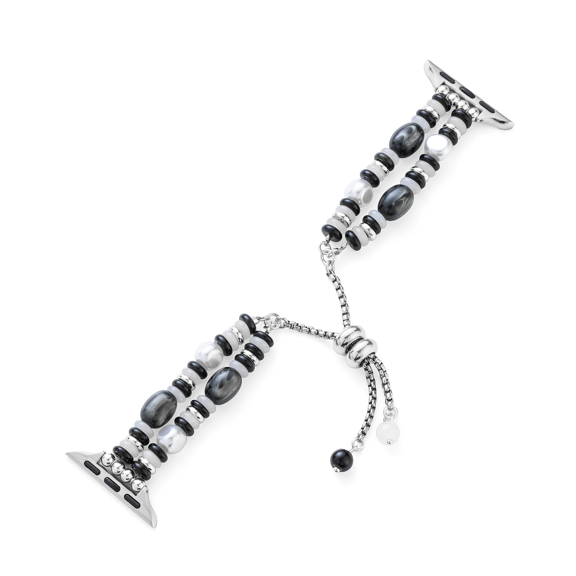 Harmonisches Armband aus Natursteinperlen für Fitbit
