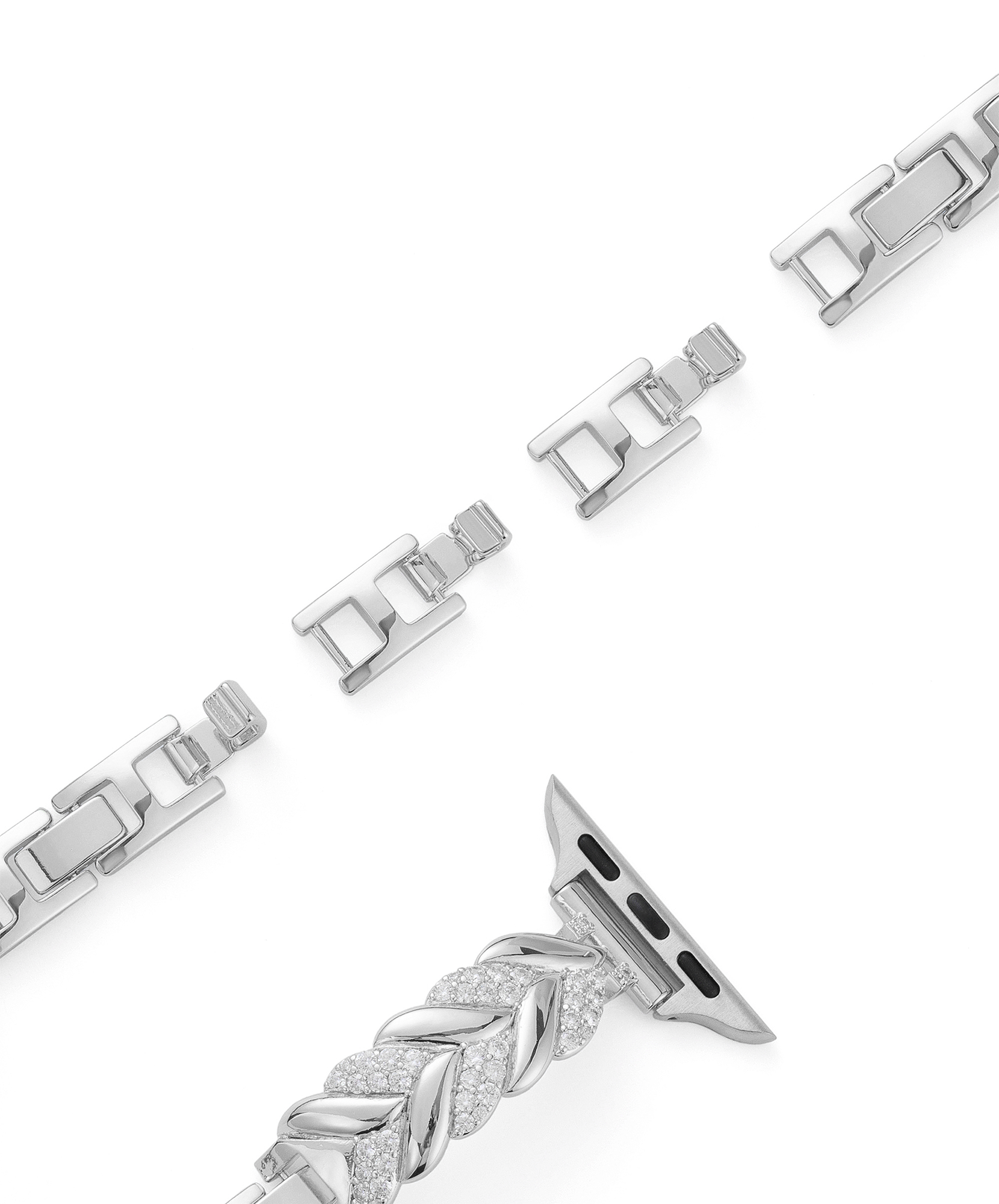 Zircon Braided Copper Watch Band for Garmin